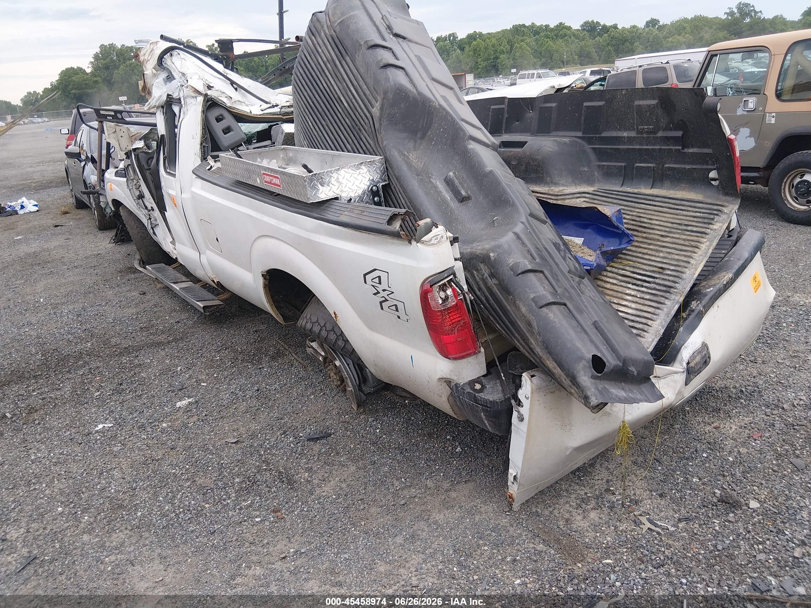 2012 Ford Super Duty F-250 Srw Lariat/xl/xlt White vin: 1FT7X2B60CEB10304