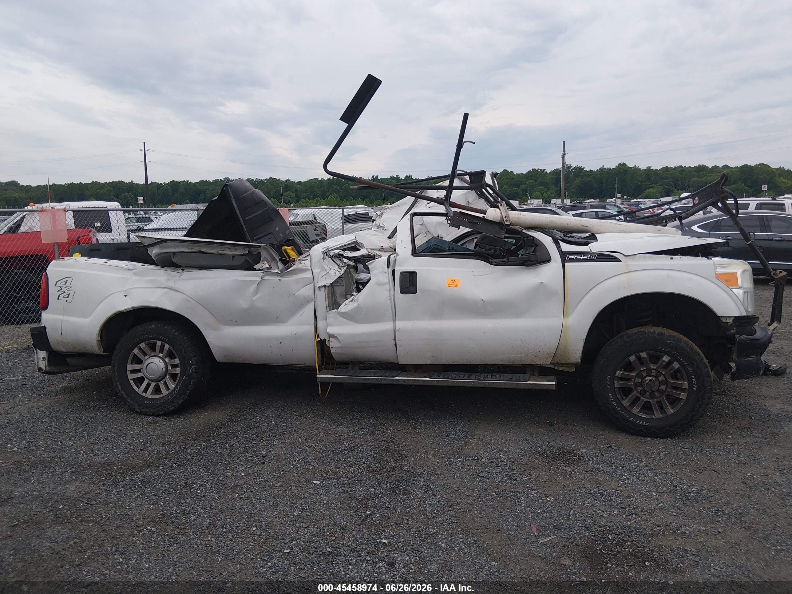 2012 Ford Super Duty F-250 Srw Lariat/xl/xlt White vin: 1FT7X2B60CEB10304