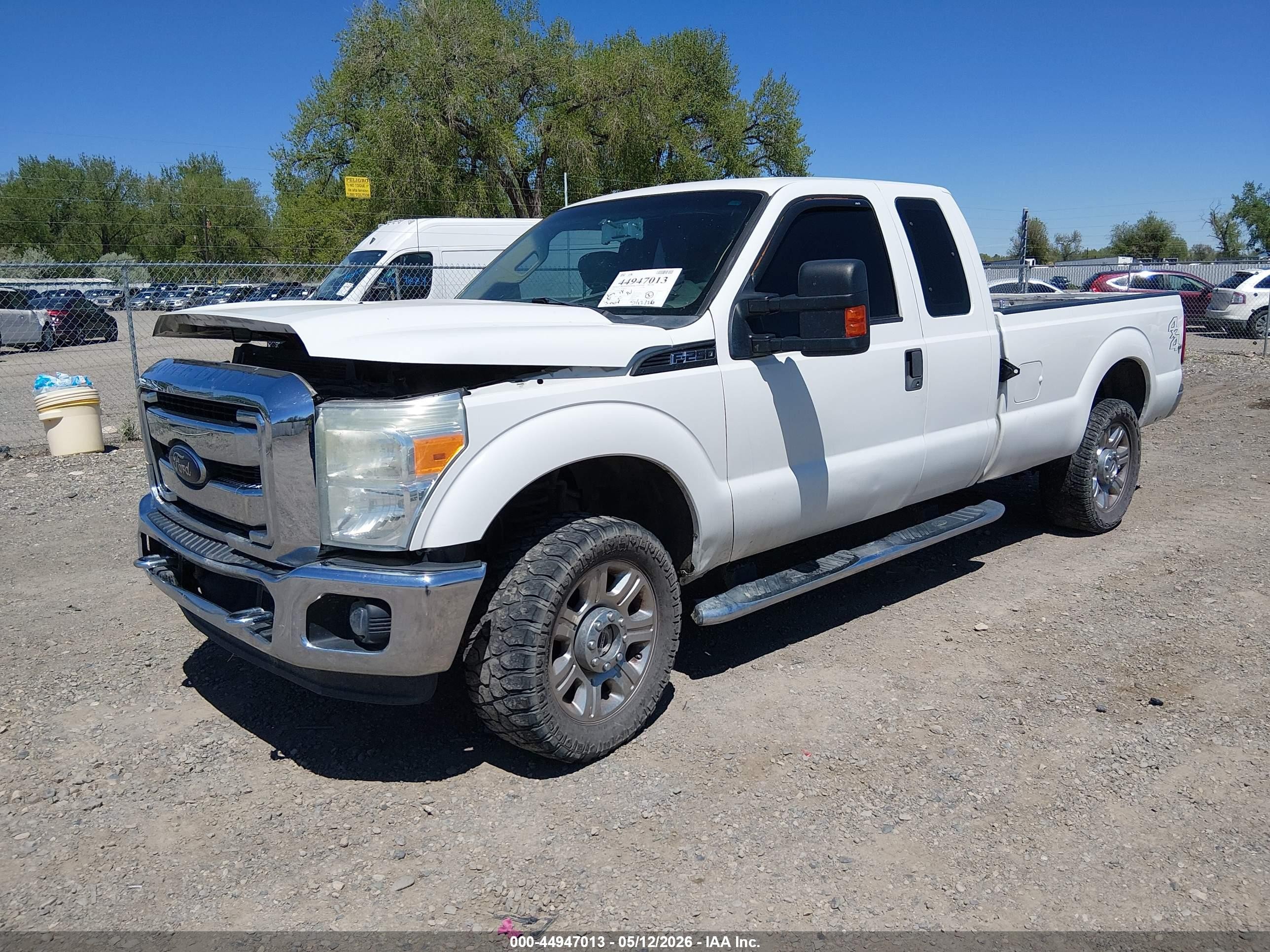 2012 Ford F-250 Xl White vin: 1FT7X2B60CEB33243