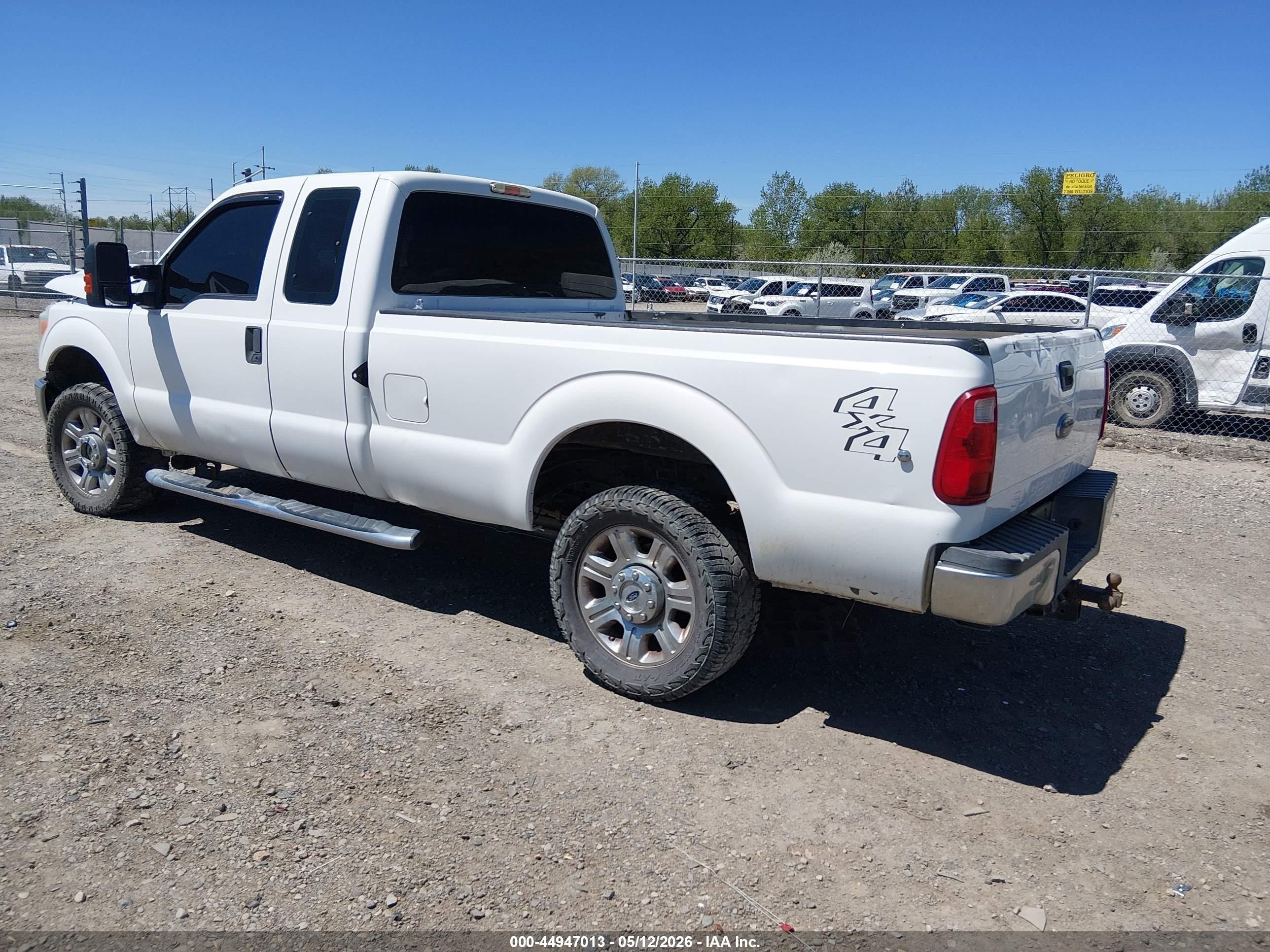 2012 Ford F-250 Xl White vin: 1FT7X2B60CEB33243