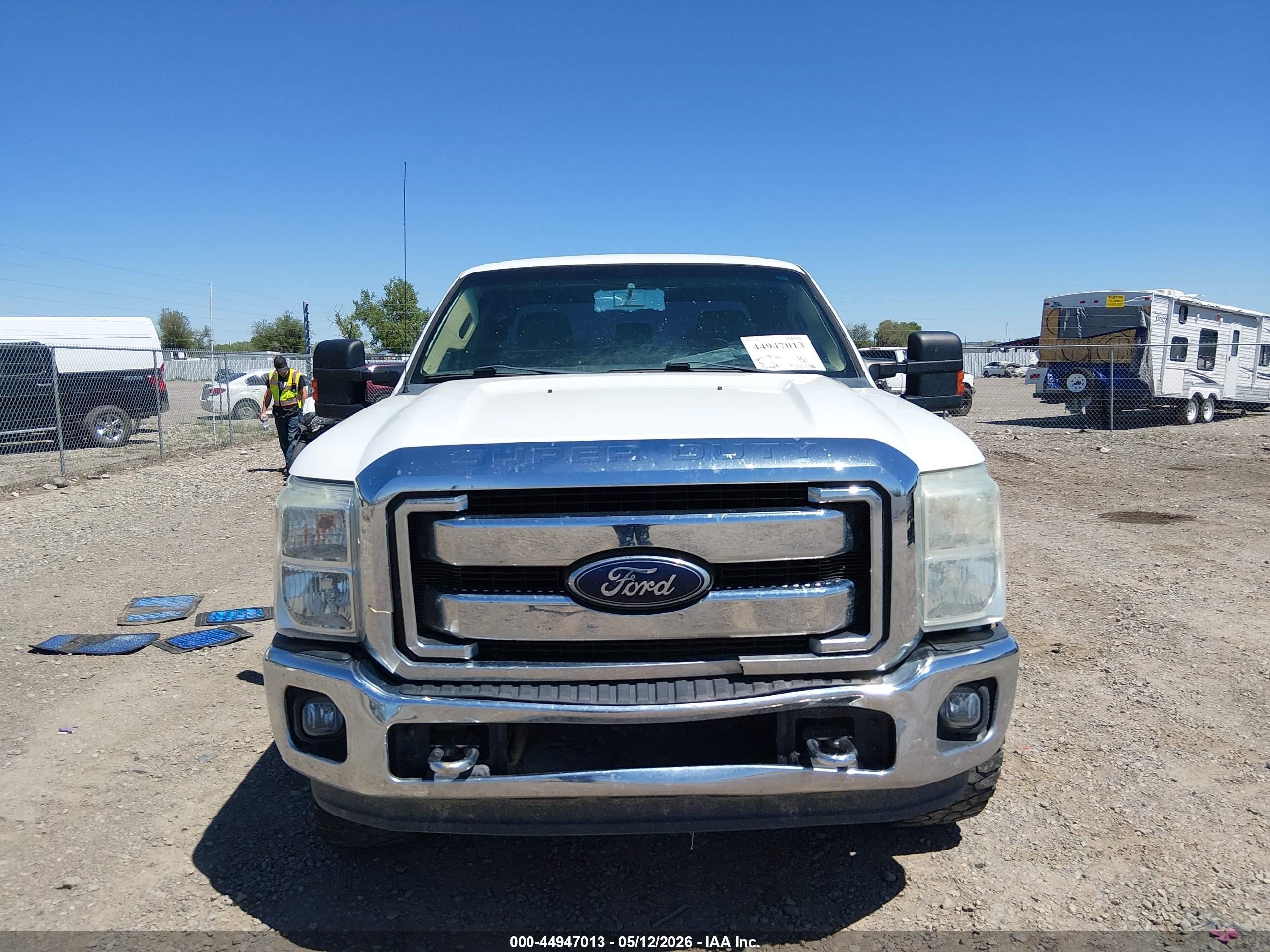 2012 Ford F-250 Xl White vin: 1FT7X2B60CEB33243