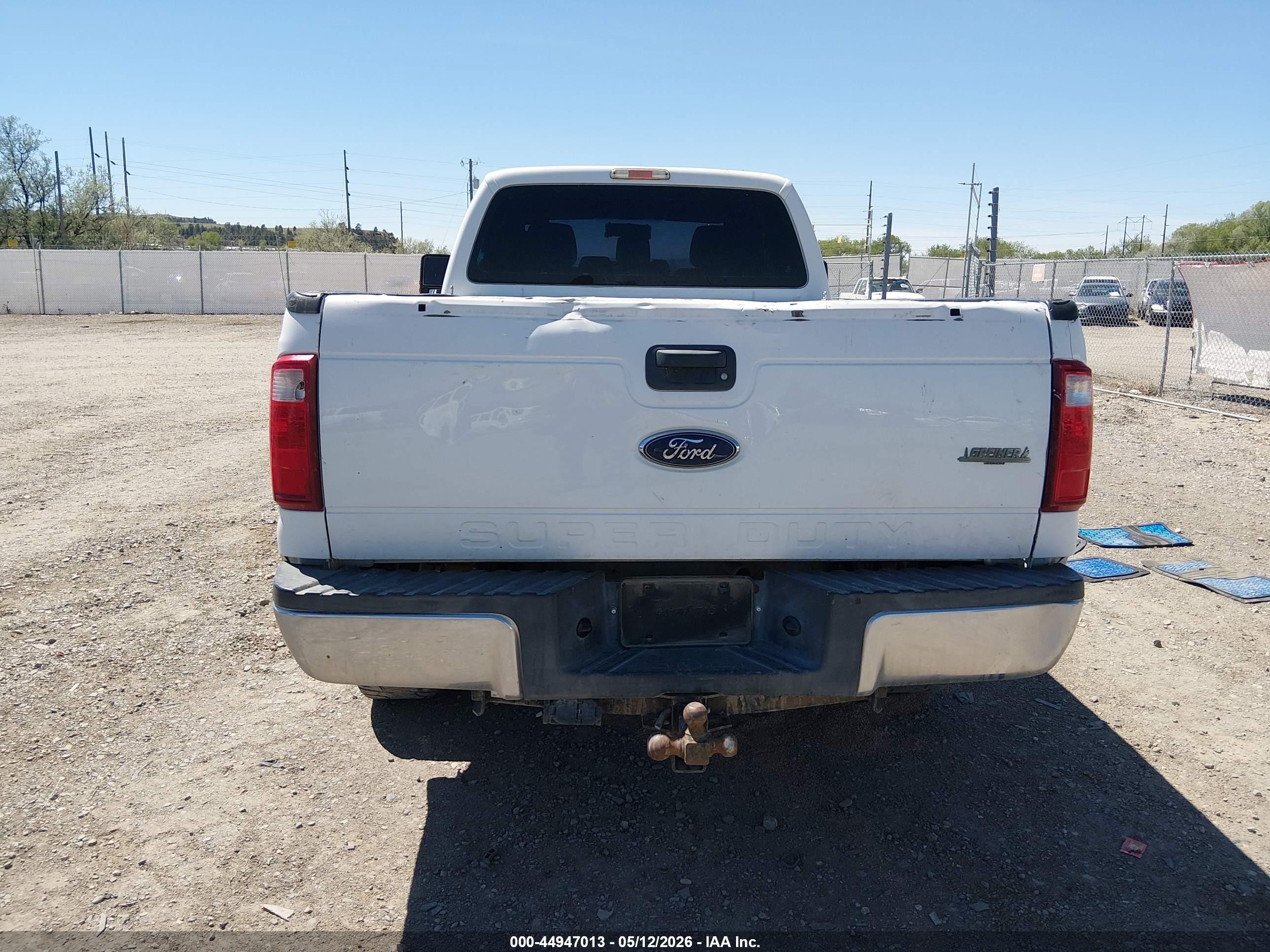 2012 Ford F-250 Xl White vin: 1FT7X2B60CEB33243
