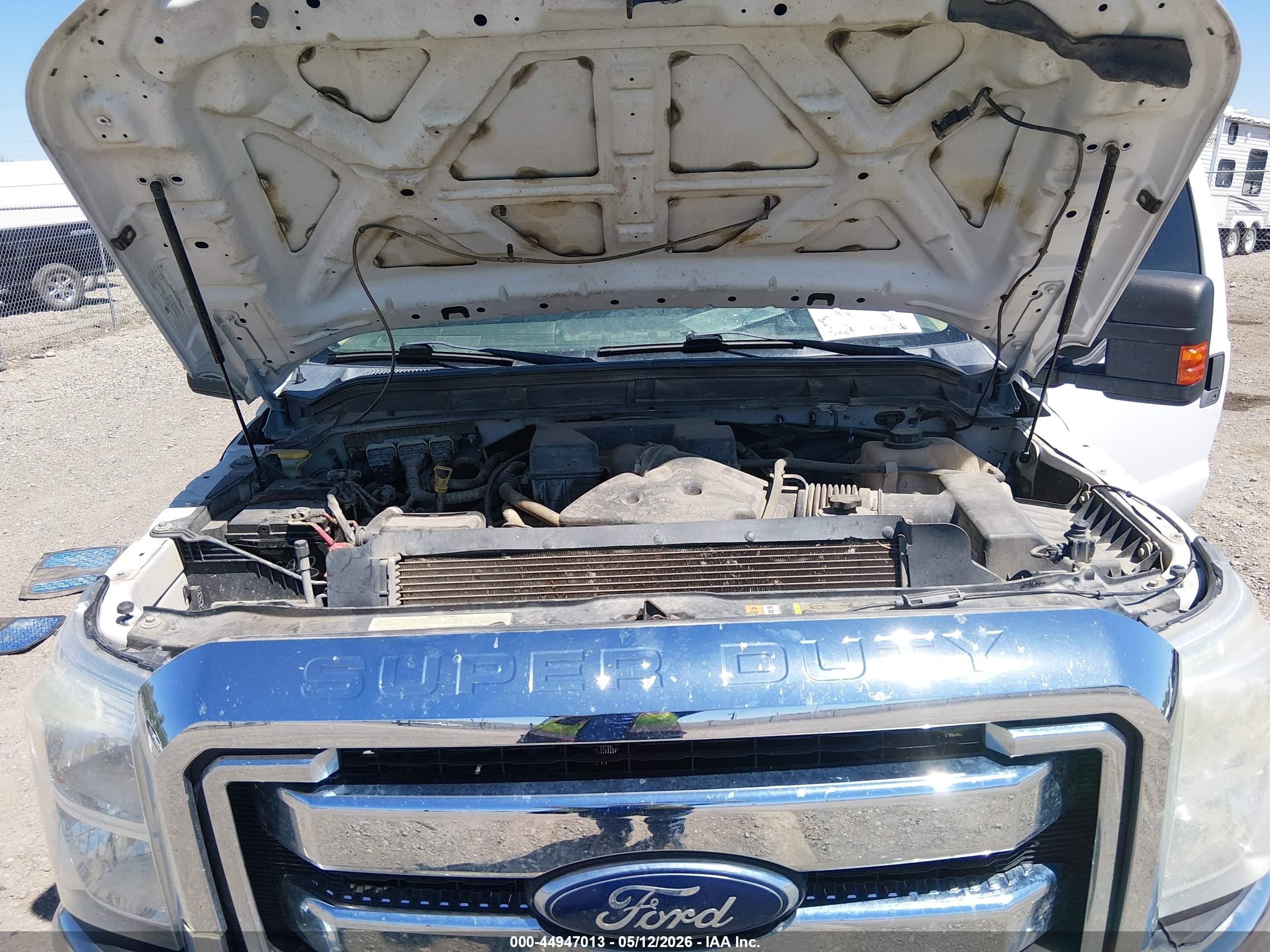 2012 Ford F-250 Xl White vin: 1FT7X2B60CEB33243