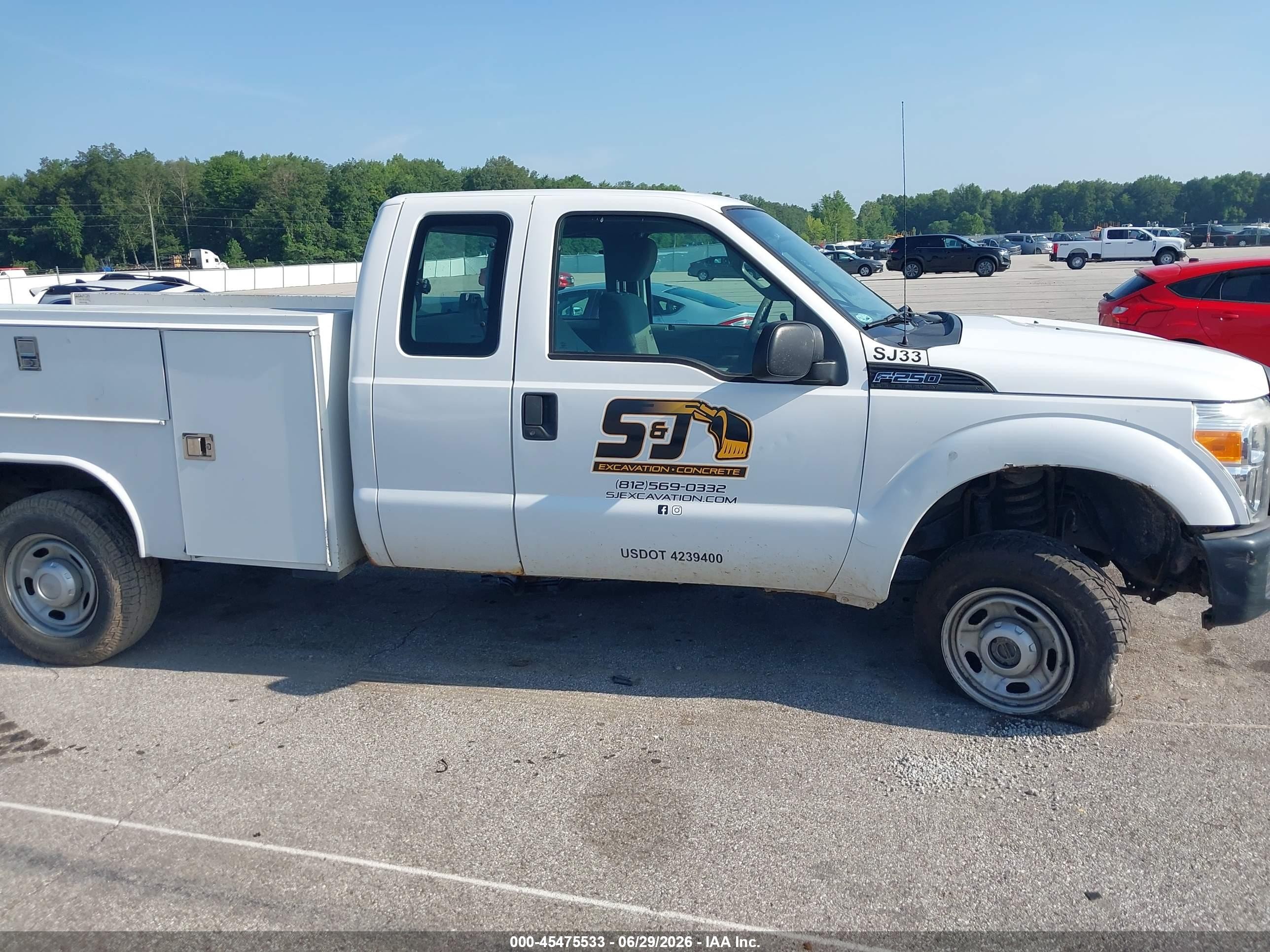 2012 Ford Super Duty F-250 Srw Lariat/xl/xlt White vin: 1FT7X2B60CEC26845