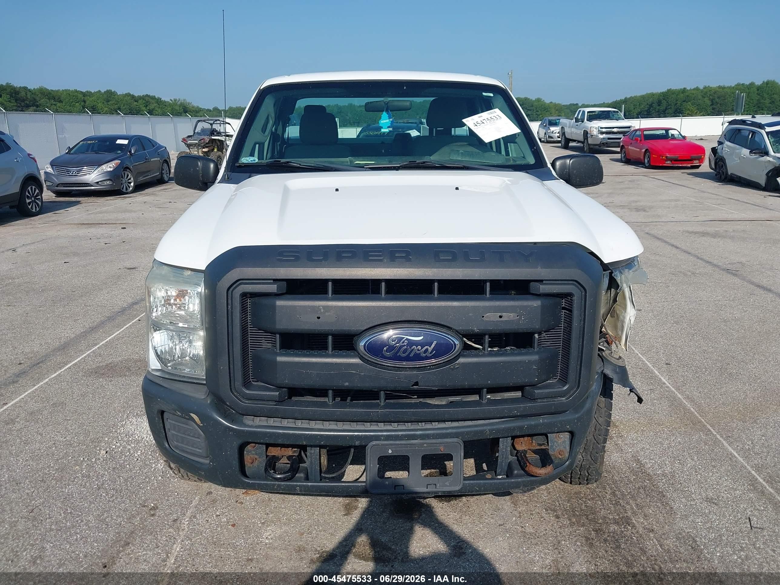 2012 Ford Super Duty F-250 Srw Lariat/xl/xlt White vin: 1FT7X2B60CEC26845