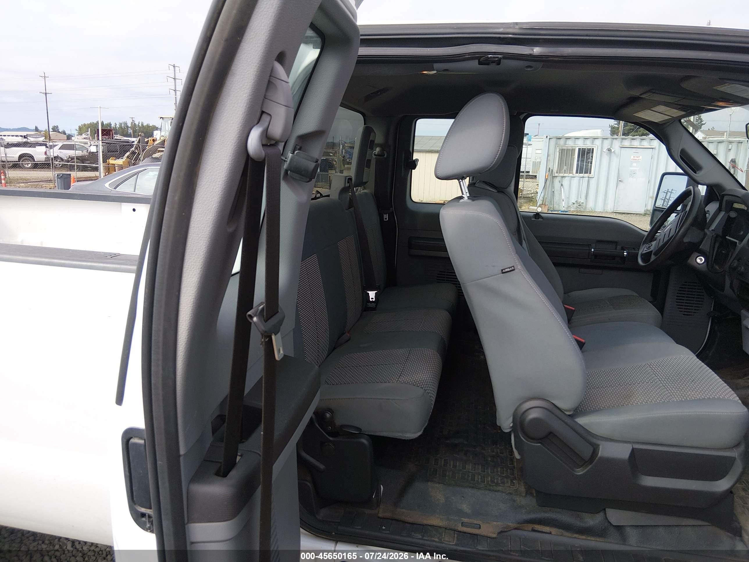 2015 Ford F-250 Xl White vin: 1FT7X2B60FEA15374