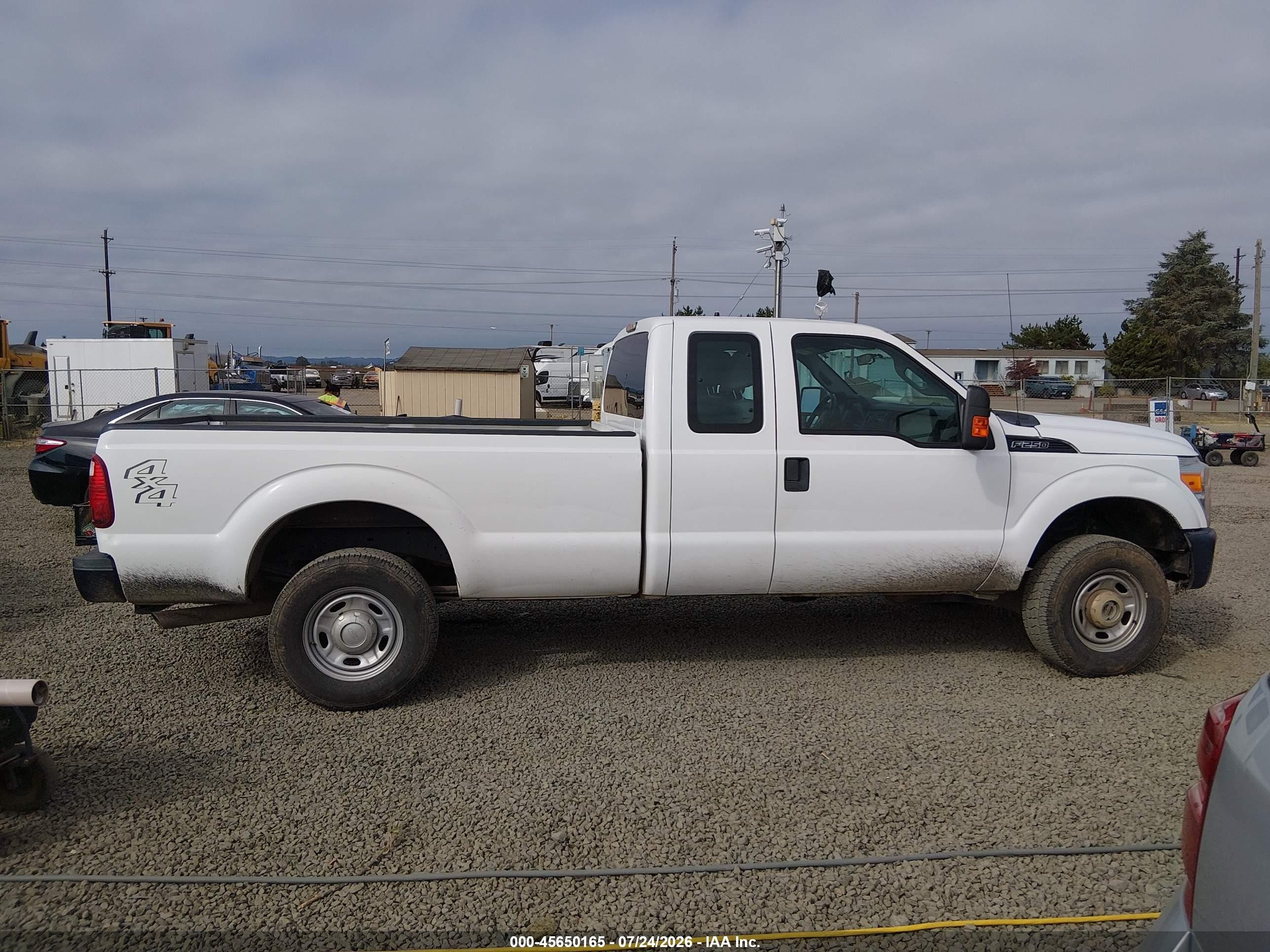 2015 Ford F-250 Xl White vin: 1FT7X2B60FEA15374