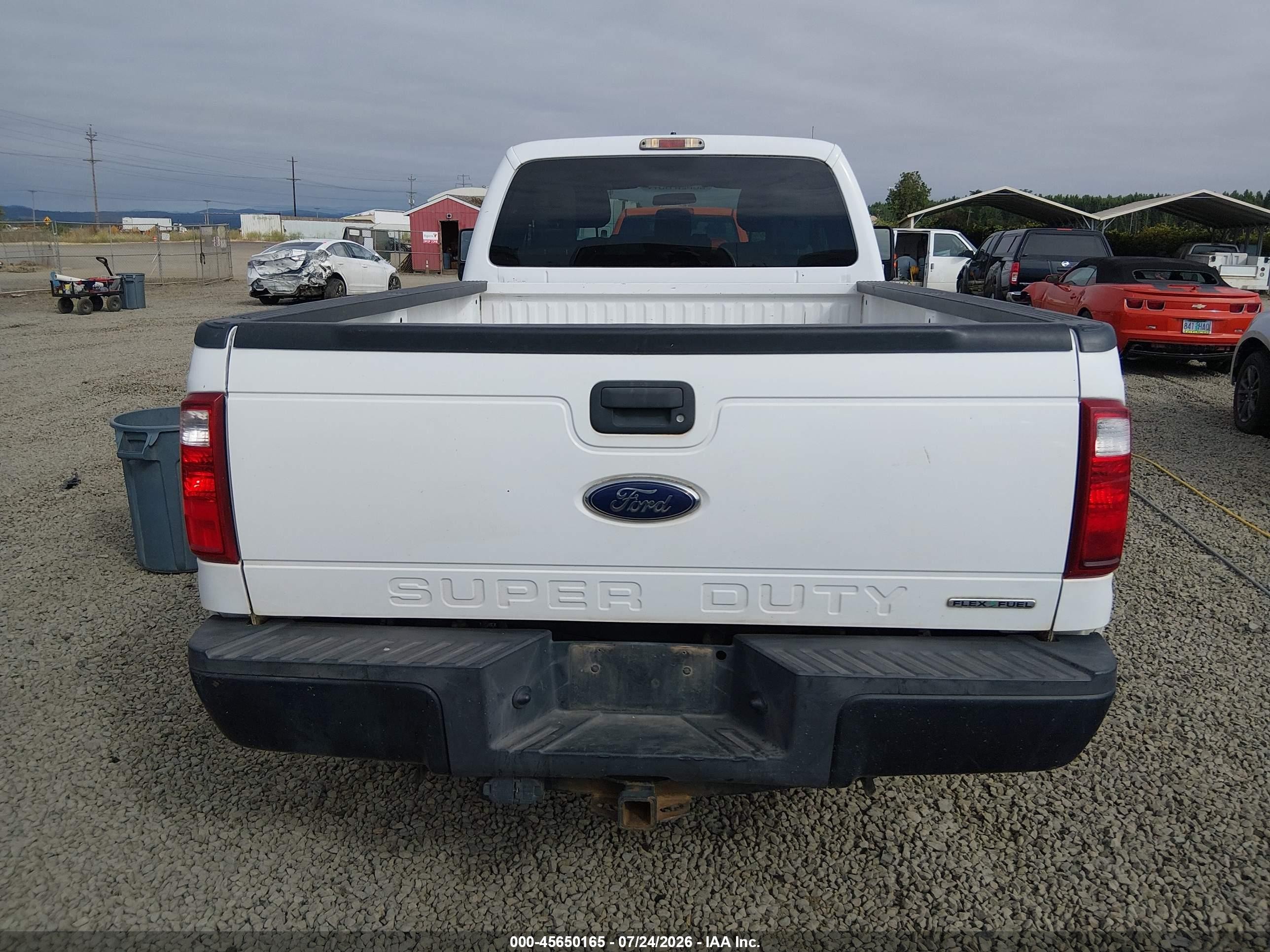 2015 Ford F-250 Xl White vin: 1FT7X2B60FEA15374