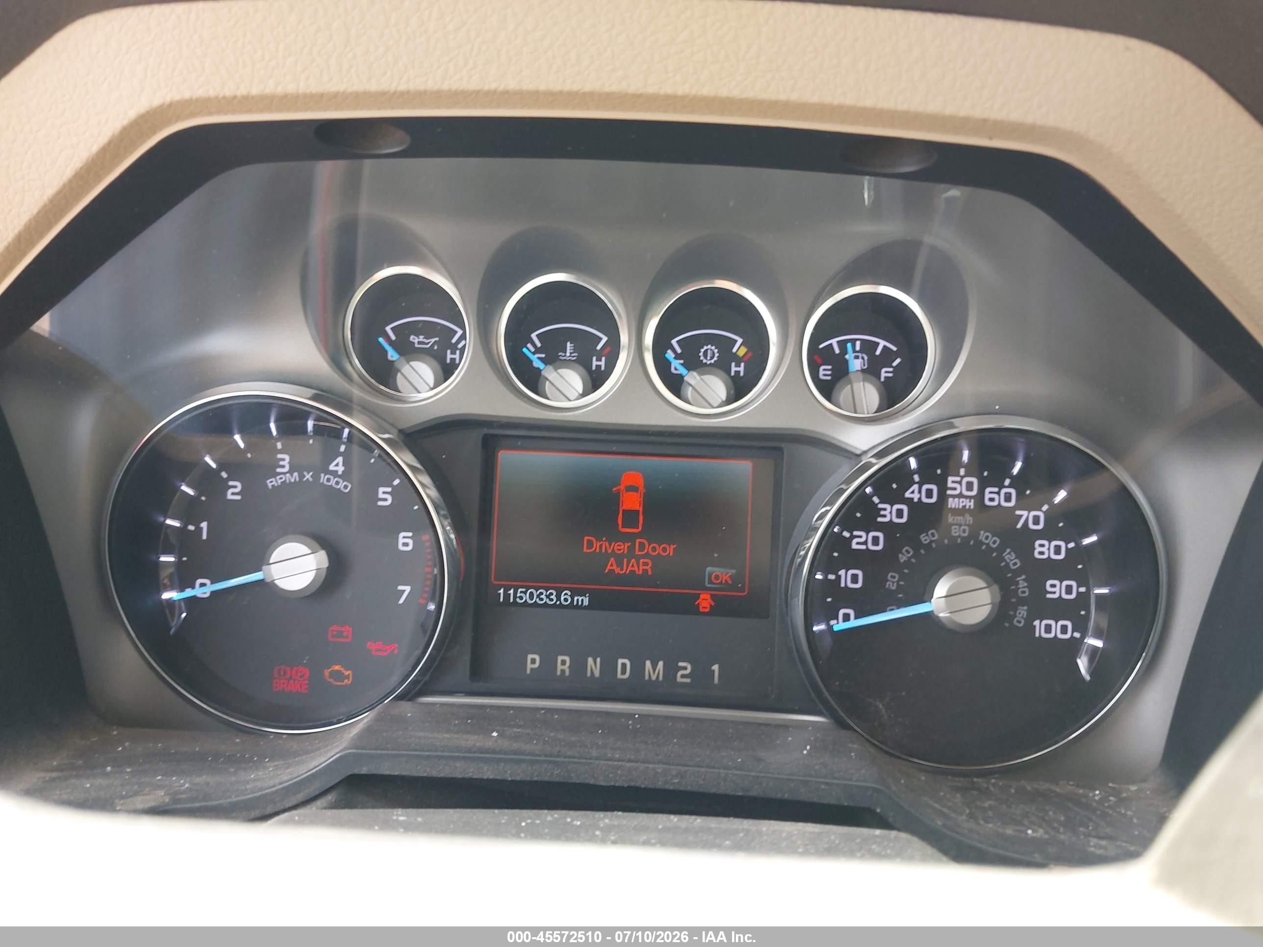 2015 Ford F-250 Lariat Red vin: 1FT7X2B60FEA31932