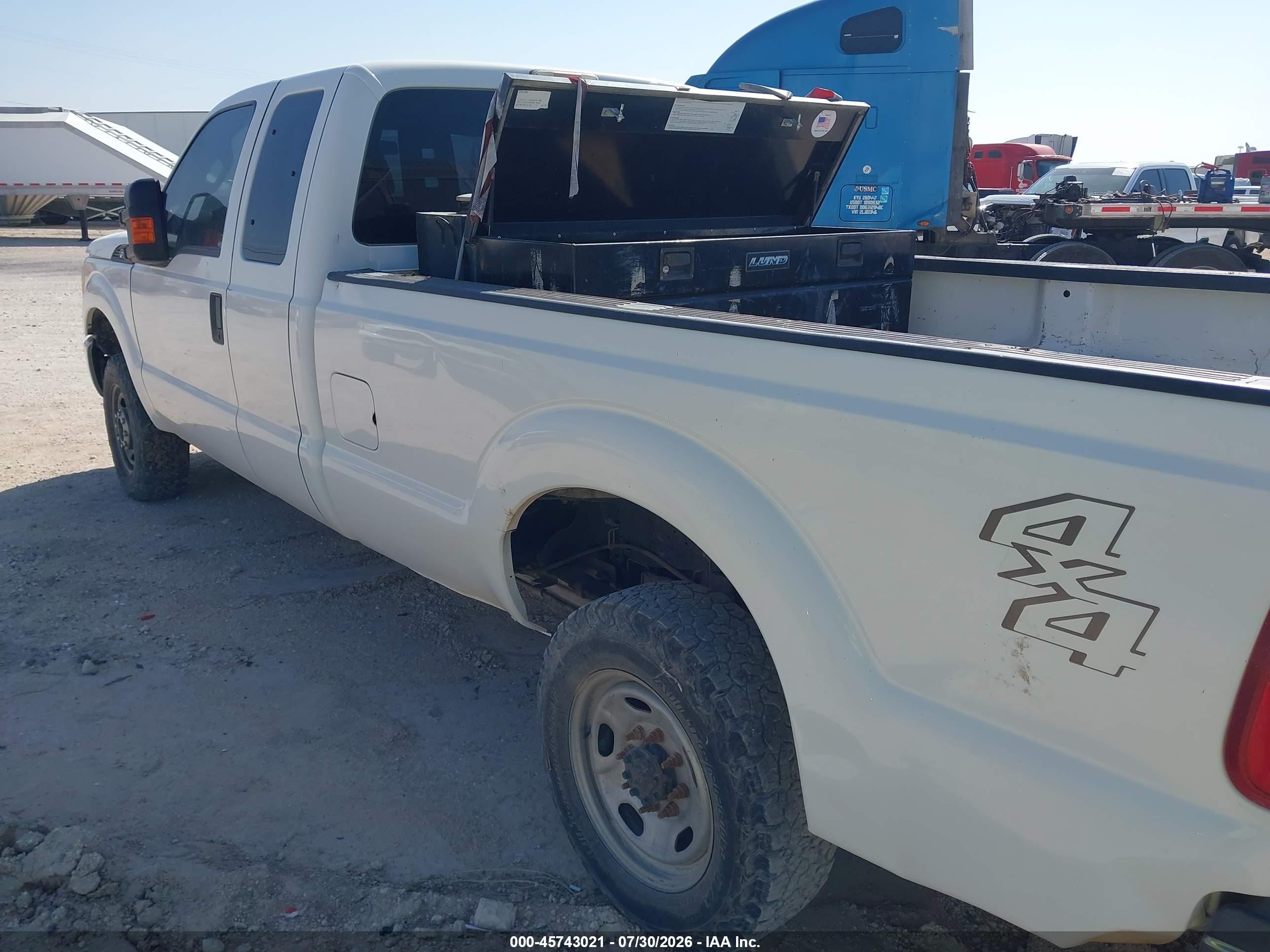 2015 Ford F-250 Xl White vin: 1FT7X2B60FEB60107