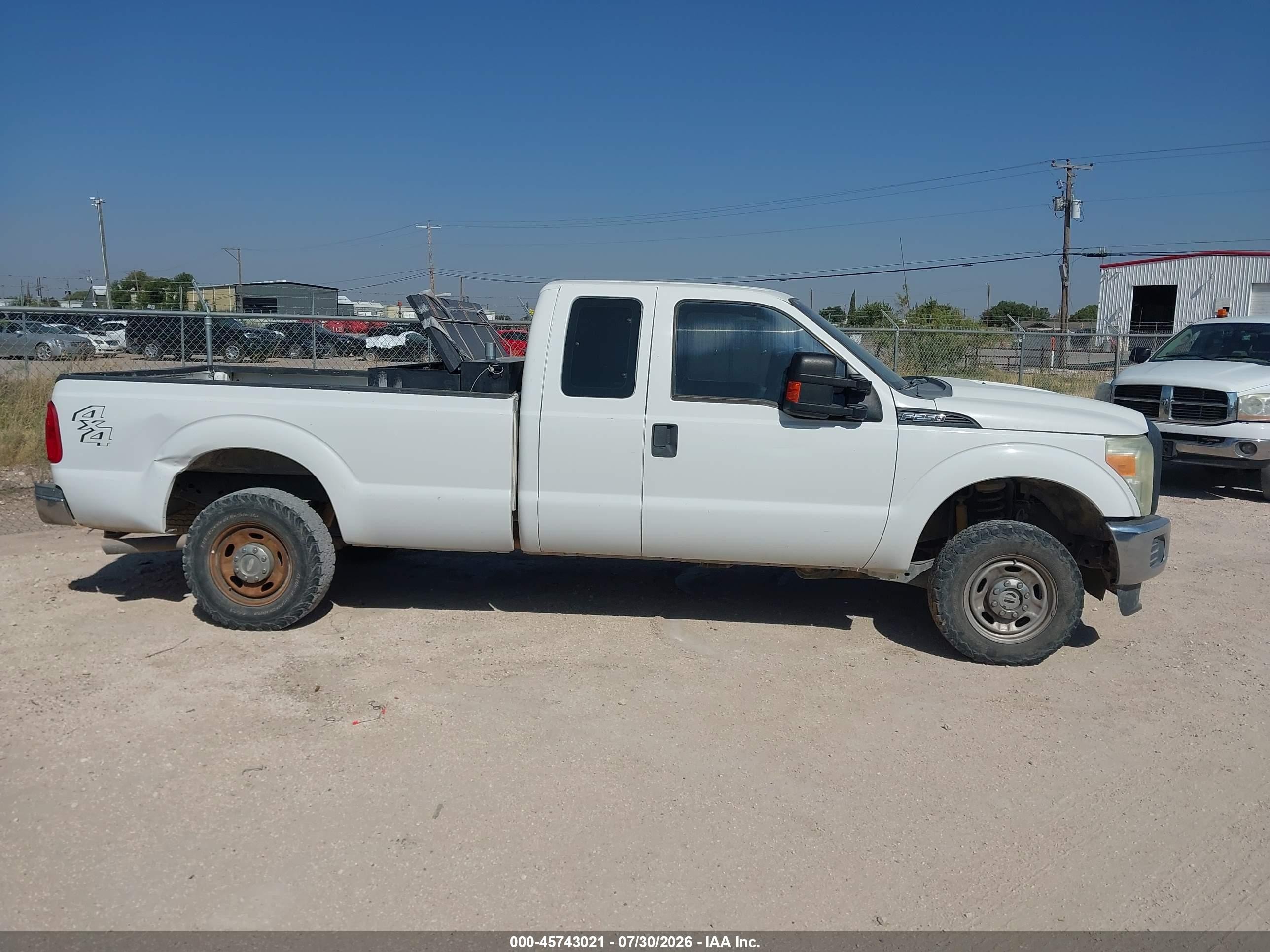 2015 Ford F-250 Xl White vin: 1FT7X2B60FEB60107
