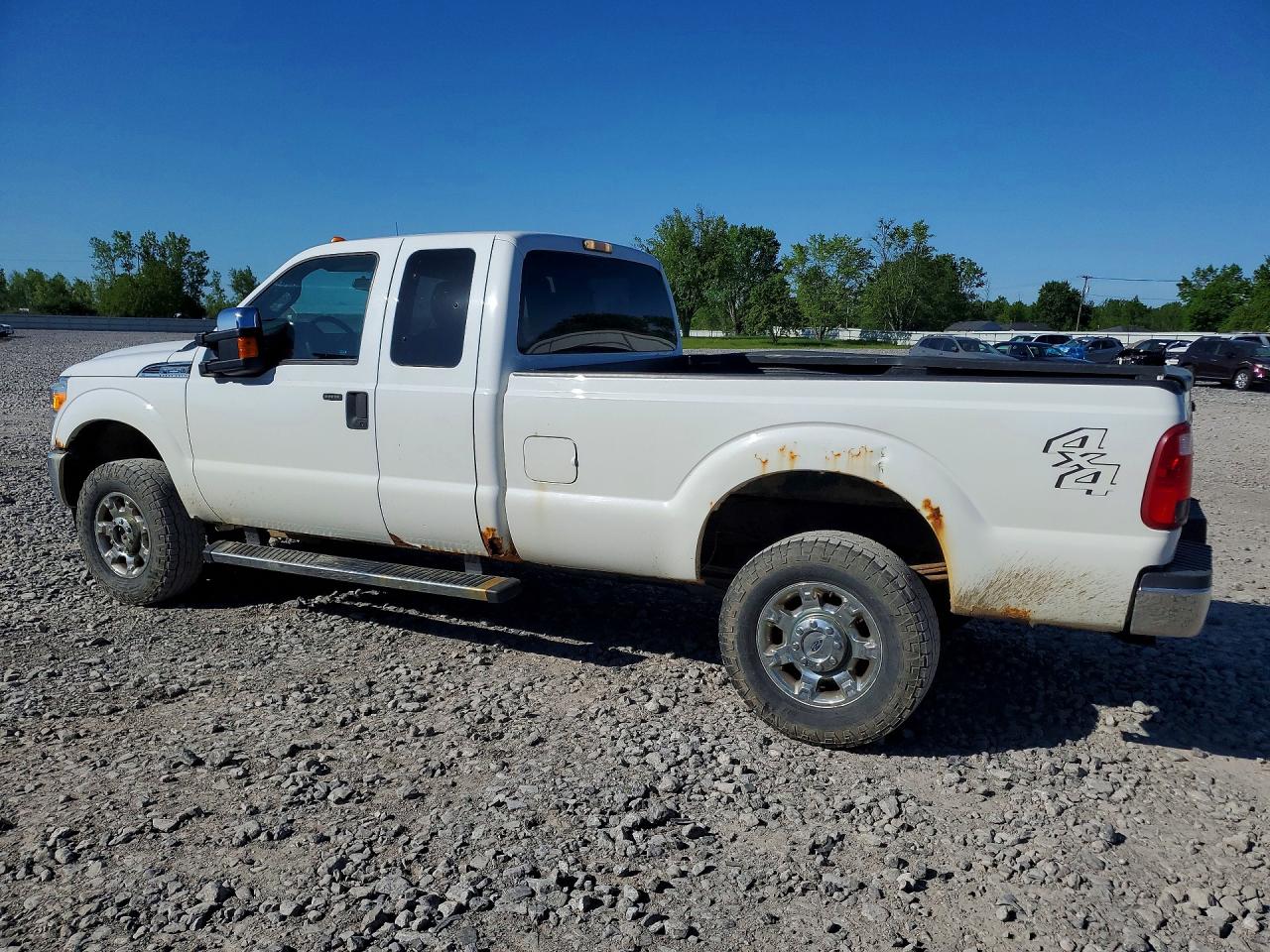 2015 Ford F250 Super Duty White vin: 1FT7X2B60FEB76372
