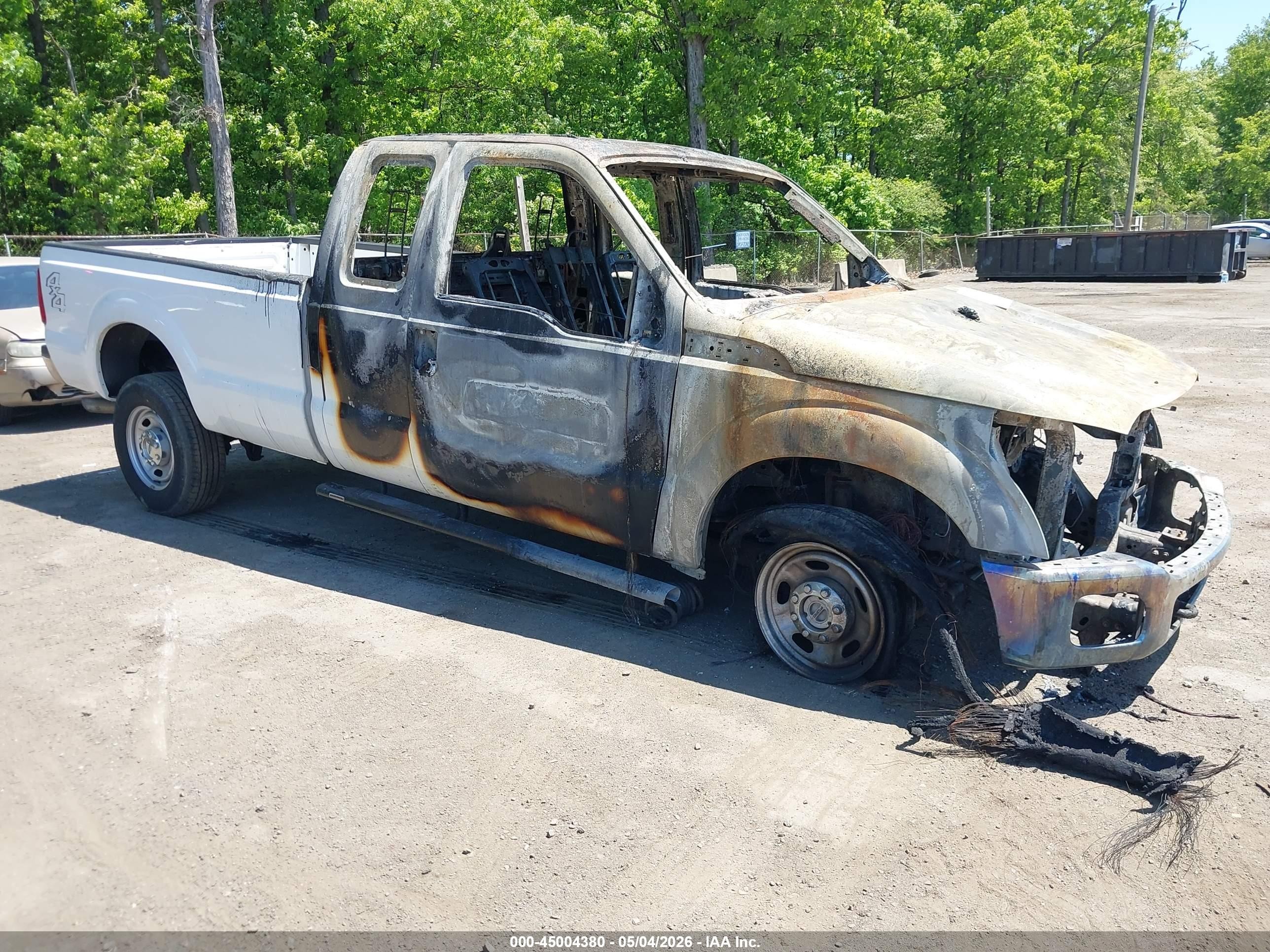 2015 Ford F-250 Xl White vin: 1FT7X2B60FEC68730