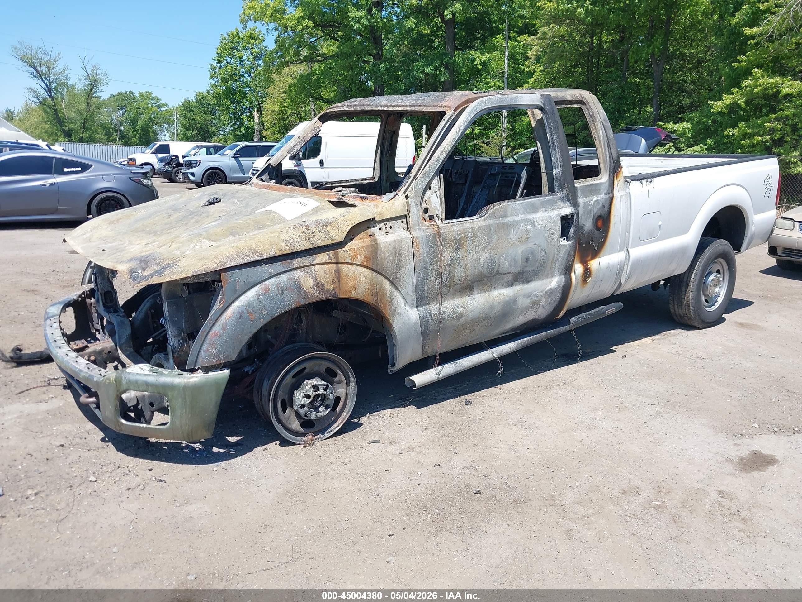 2015 Ford F-250 Xl White vin: 1FT7X2B60FEC68730