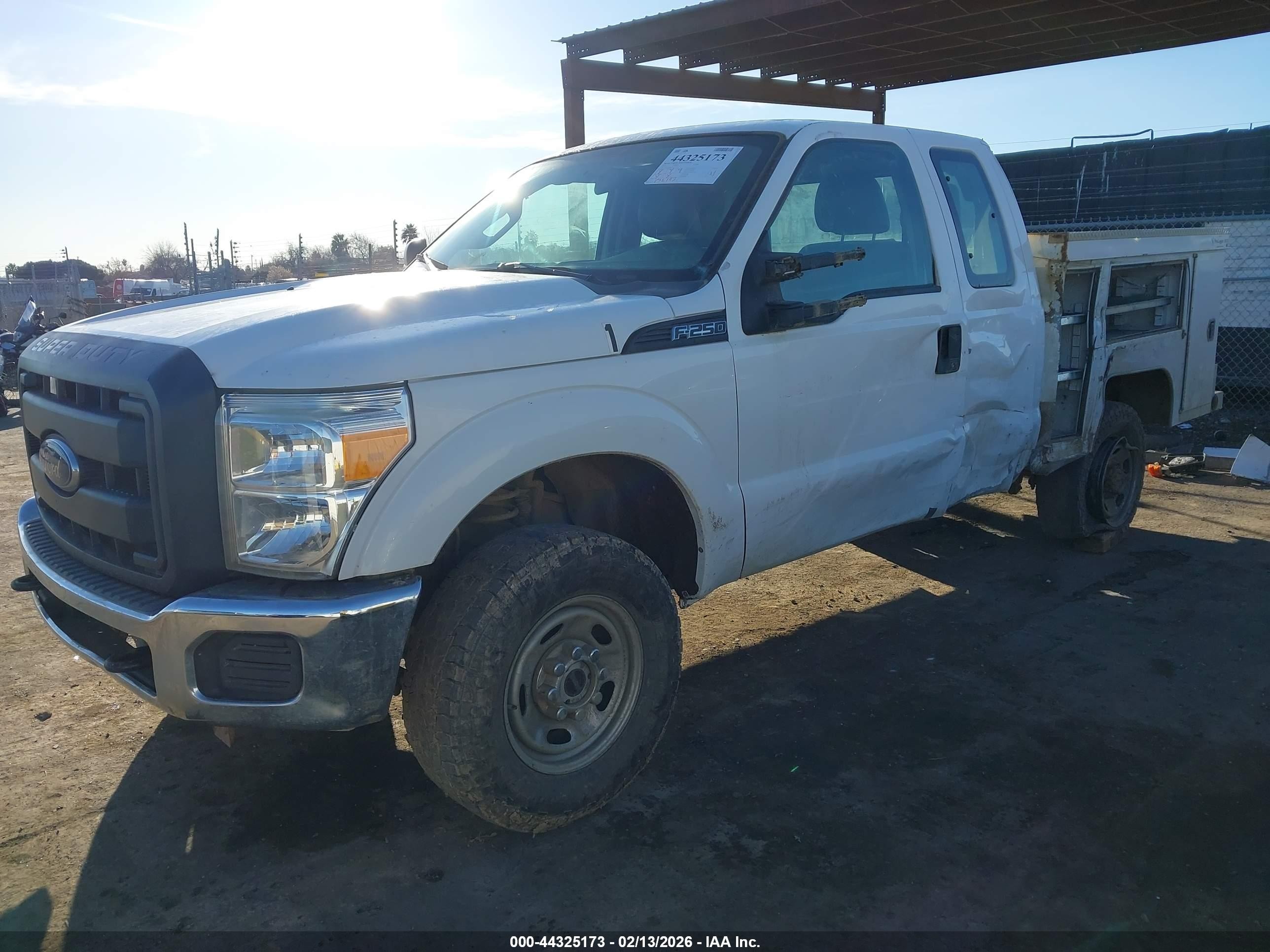 2015 Ford F-250 Xl White vin: 1FT7X2B60FEC73345