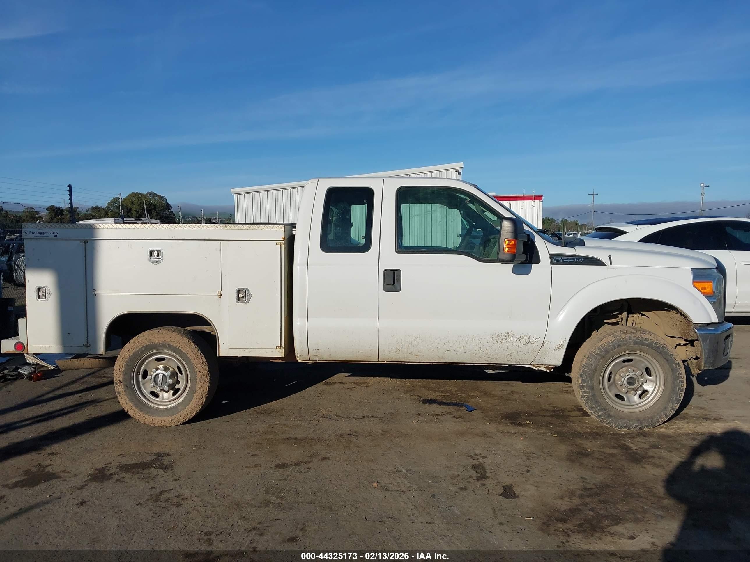 2015 Ford F-250 Xl White vin: 1FT7X2B60FEC73345