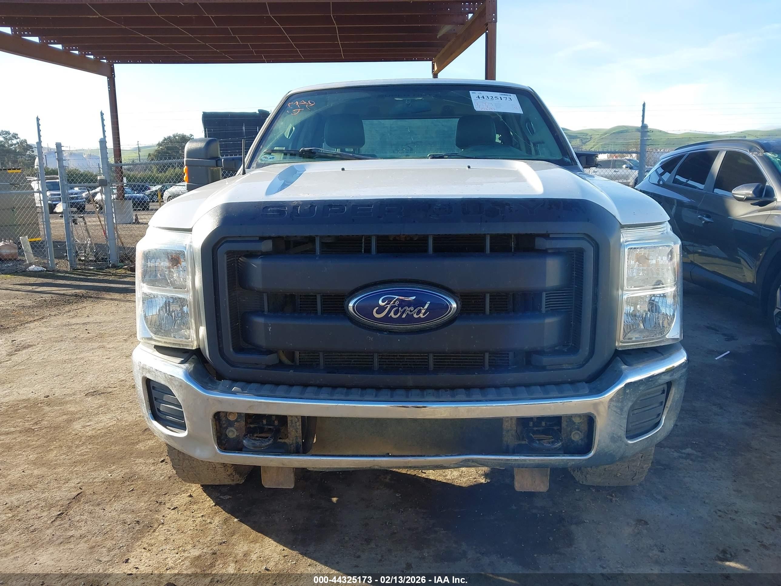 2015 Ford F-250 Xl White vin: 1FT7X2B60FEC73345