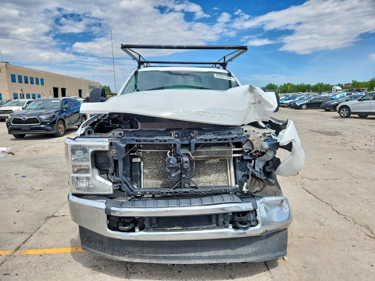 2021 Ford F250 Super Duty White vin: 1FT7X2B60MEE14072