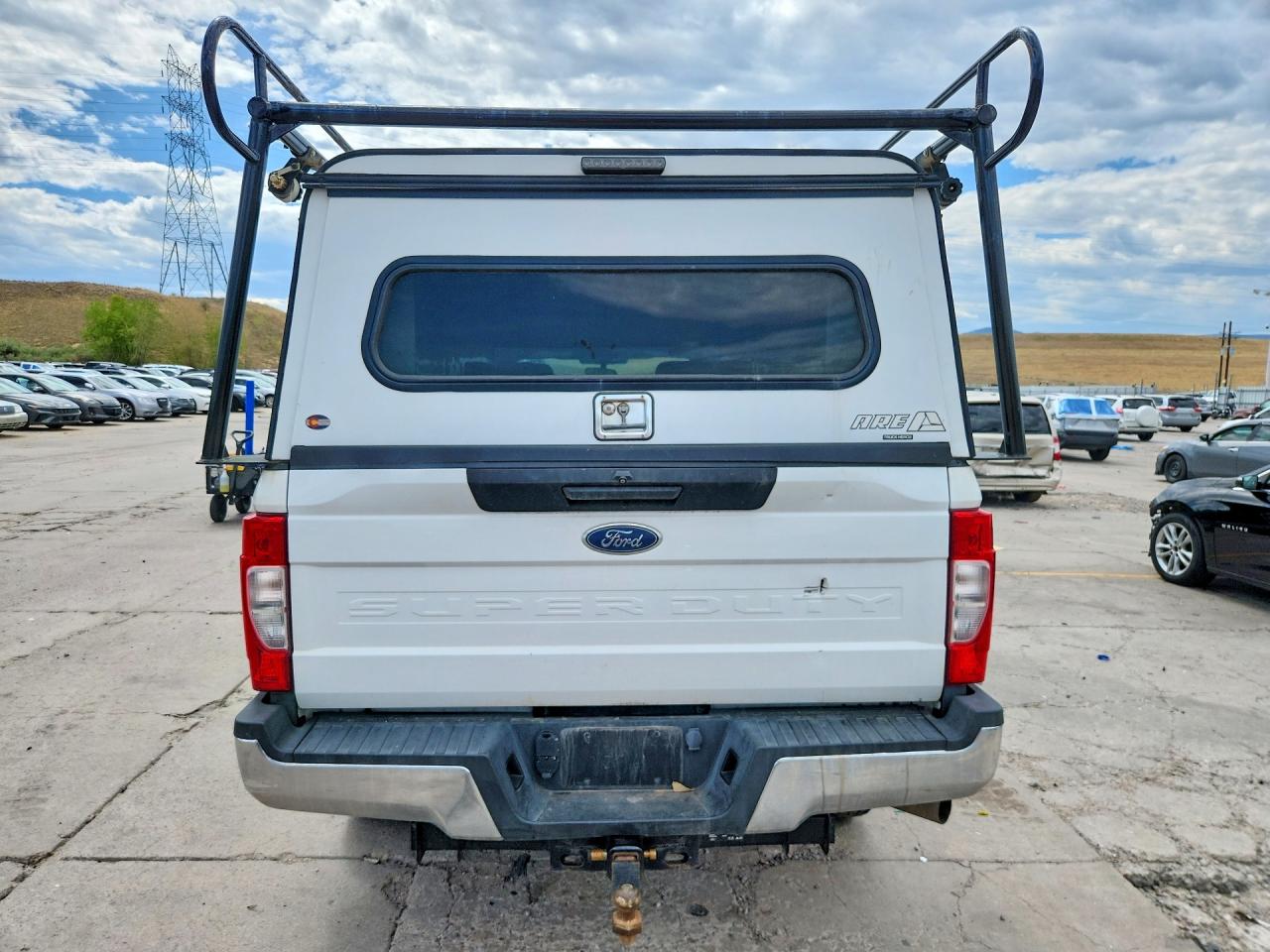 2021 Ford F250 Super Duty White vin: 1FT7X2B60MEE14072