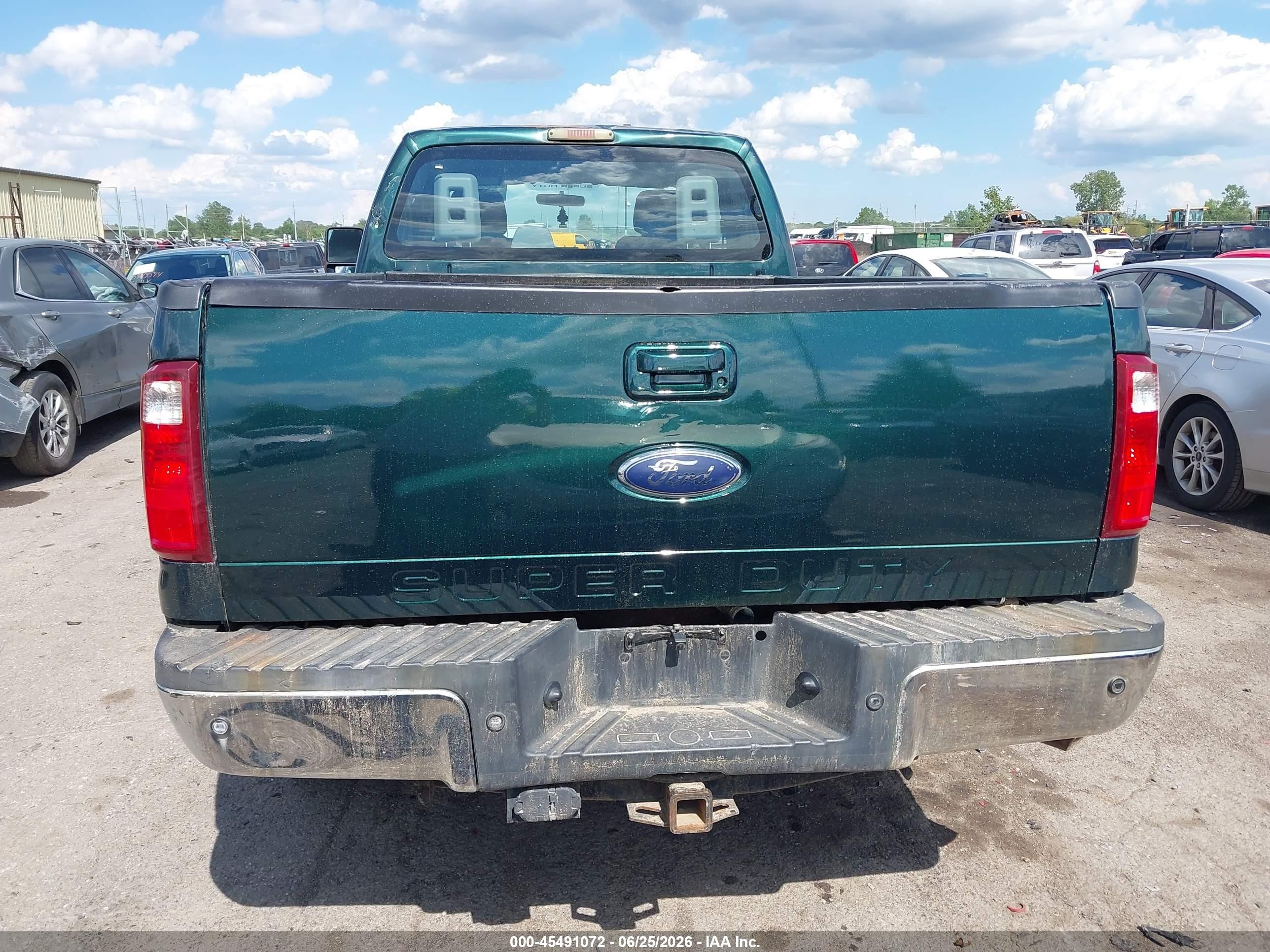 2011 Ford Super Duty F-250 Srw Lariat/xl/xlt Green vin: 1FT7X2B61BEA87579