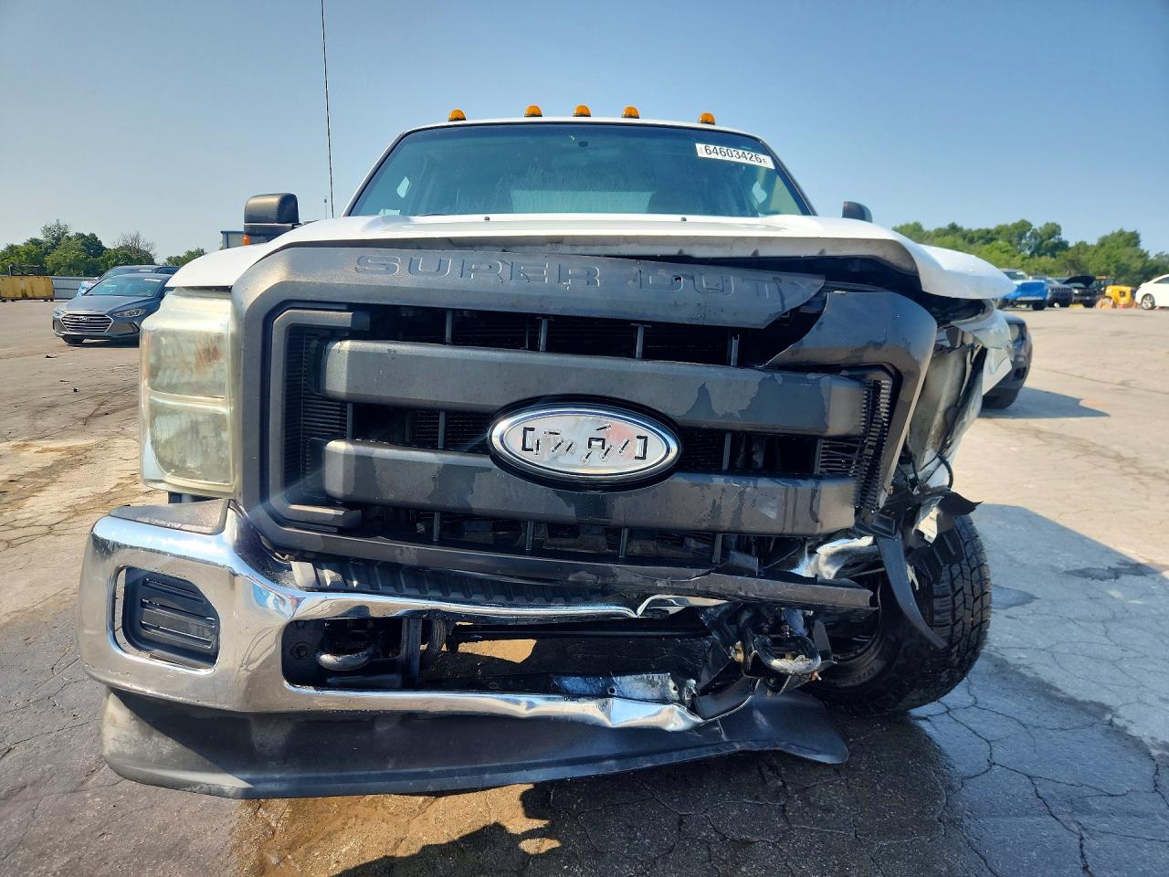 2012 Ford F250 Super Duty White vin: 1FT7X2B61CEA76440