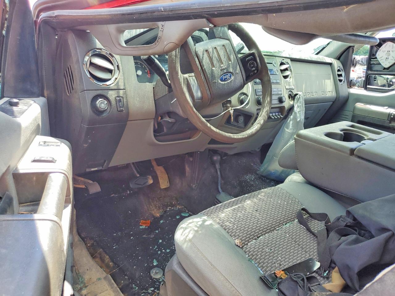 2012 Ford F250 Super Duty Red vin: 1FT7X2B61CEA96087