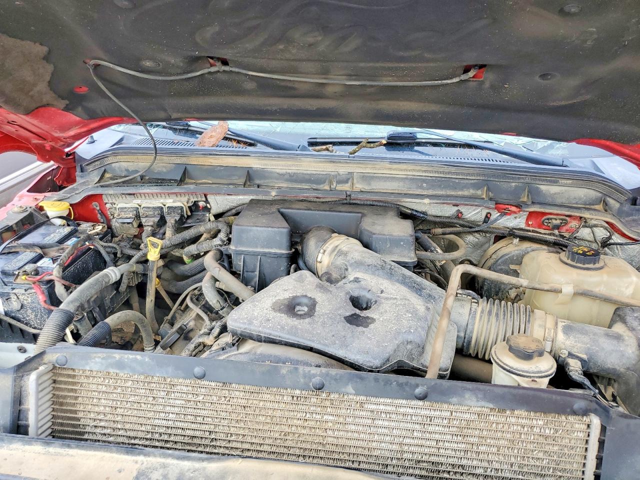 2012 Ford F250 Super Duty Red vin: 1FT7X2B61CEA96087