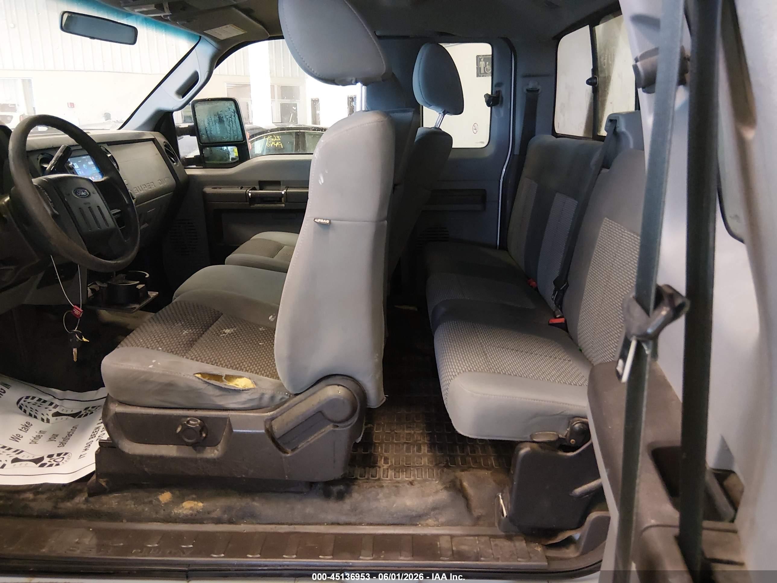 2012 Ford F-250 Xl White vin: 1FT7X2B61CEC42794