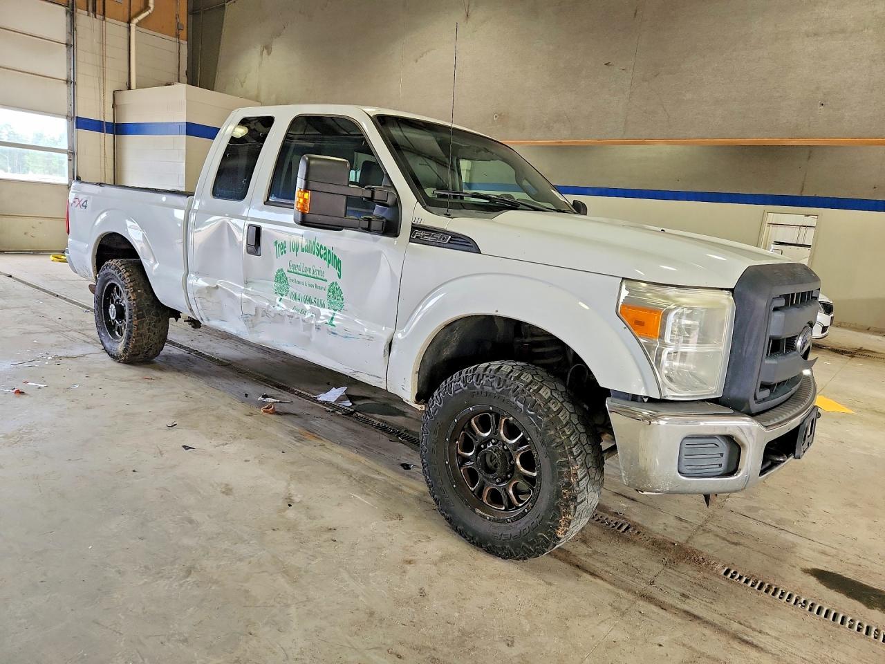 2013 Ford F250 Super Duty White vin: 1FT7X2B61DEB72649