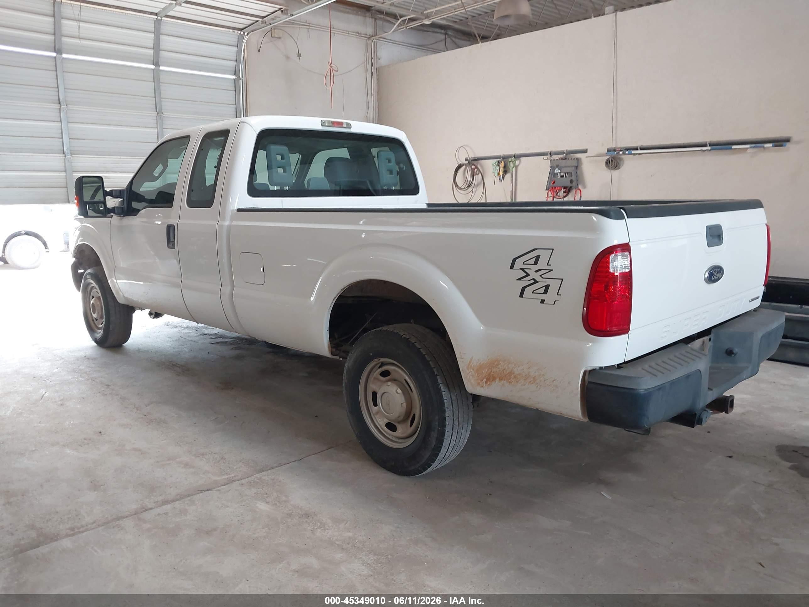 2015 Ford F-250 Xl White vin: 1FT7X2B61FEA35925