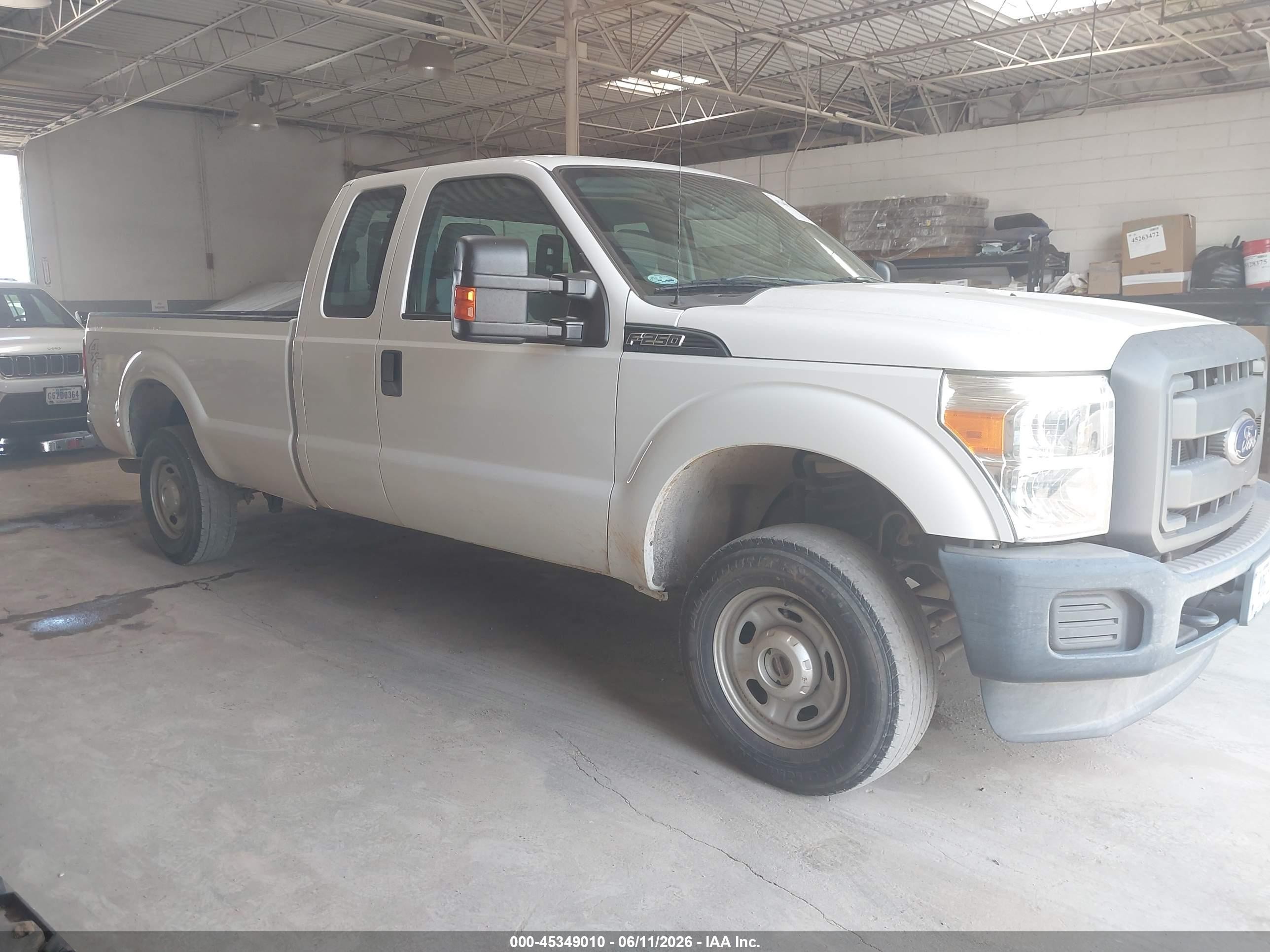 2015 Ford F-250 Xl White vin: 1FT7X2B61FEA35925