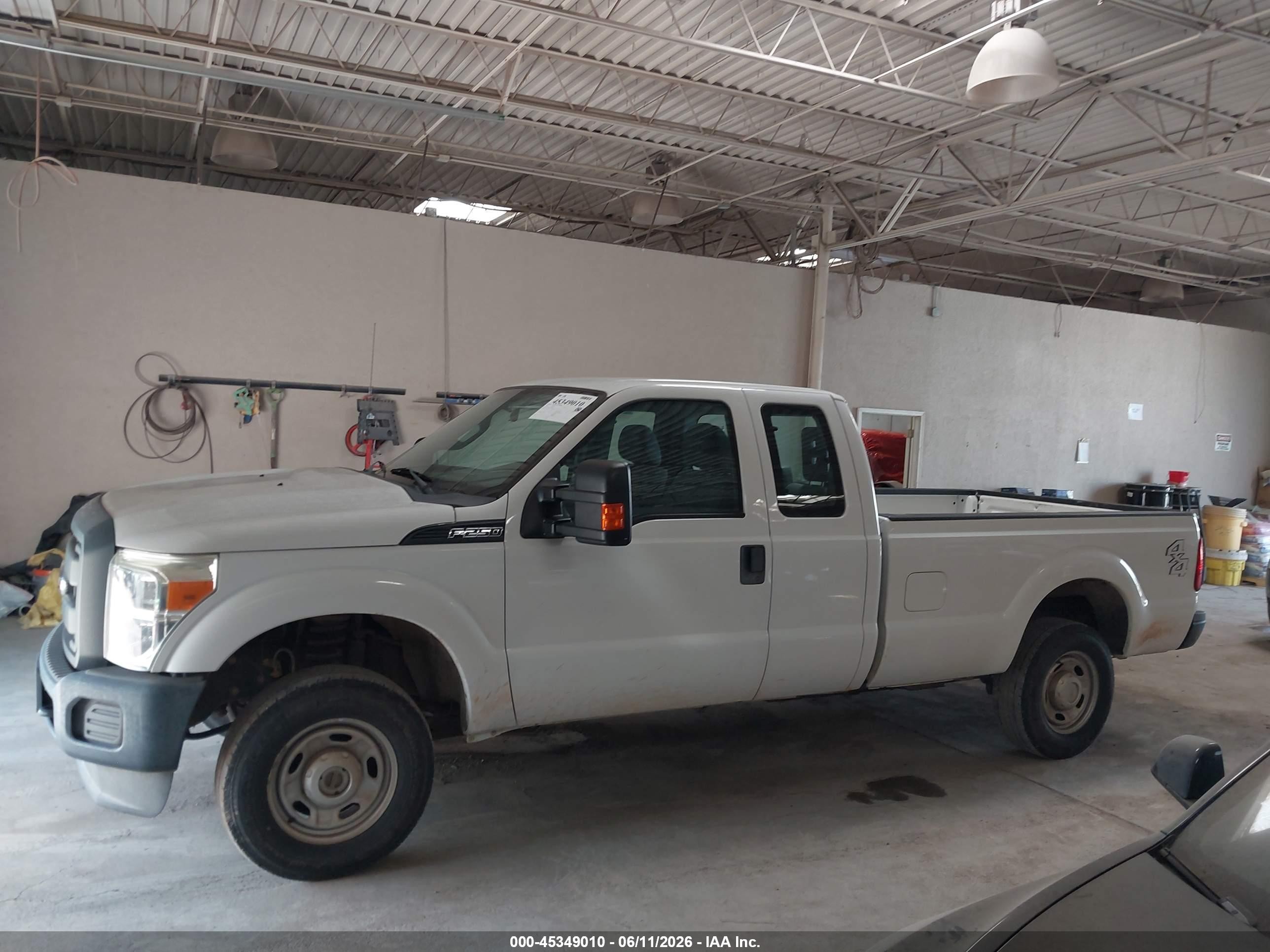 2015 Ford F-250 Xl White vin: 1FT7X2B61FEA35925