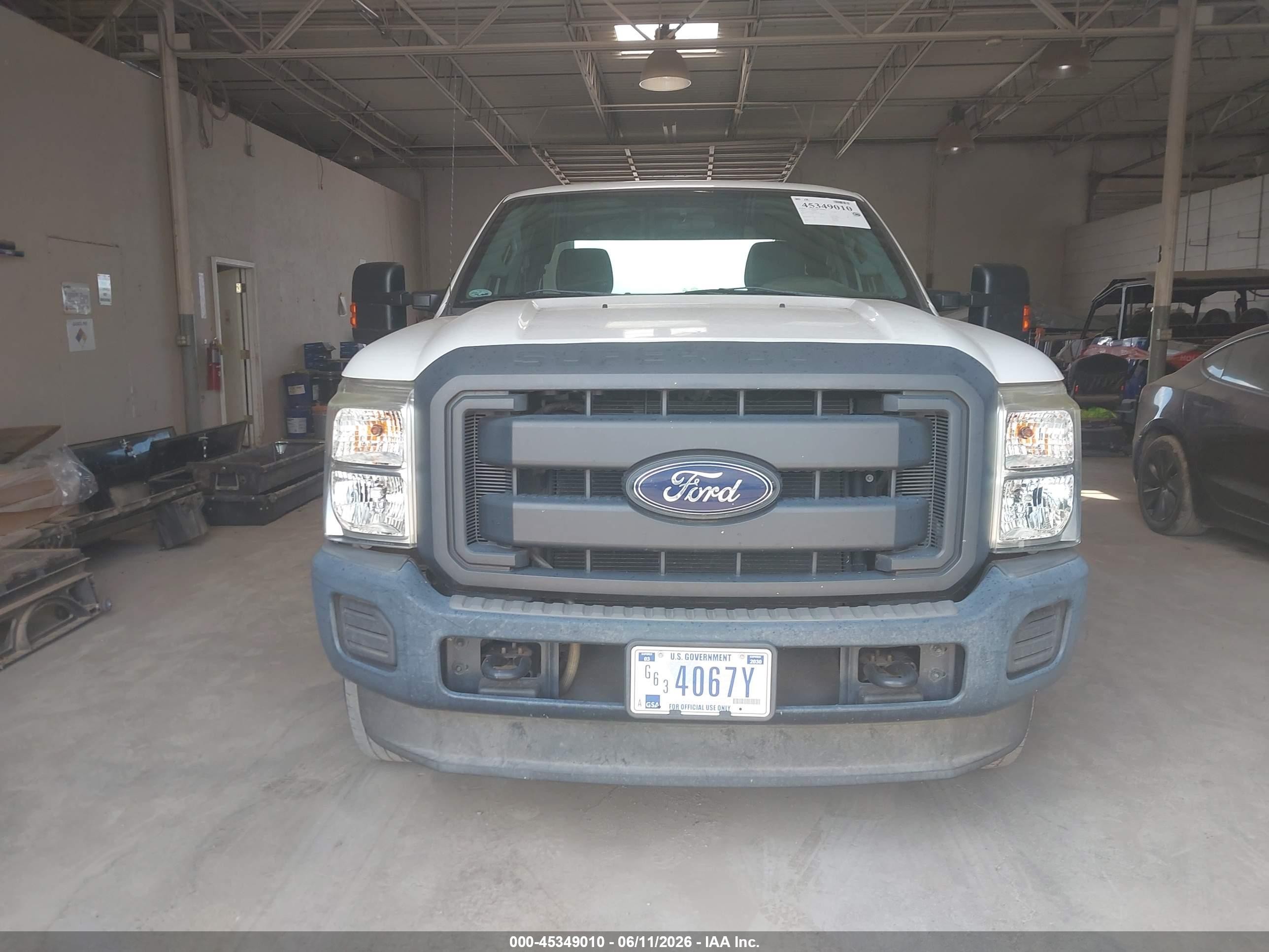 2015 Ford F-250 Xl White vin: 1FT7X2B61FEA35925