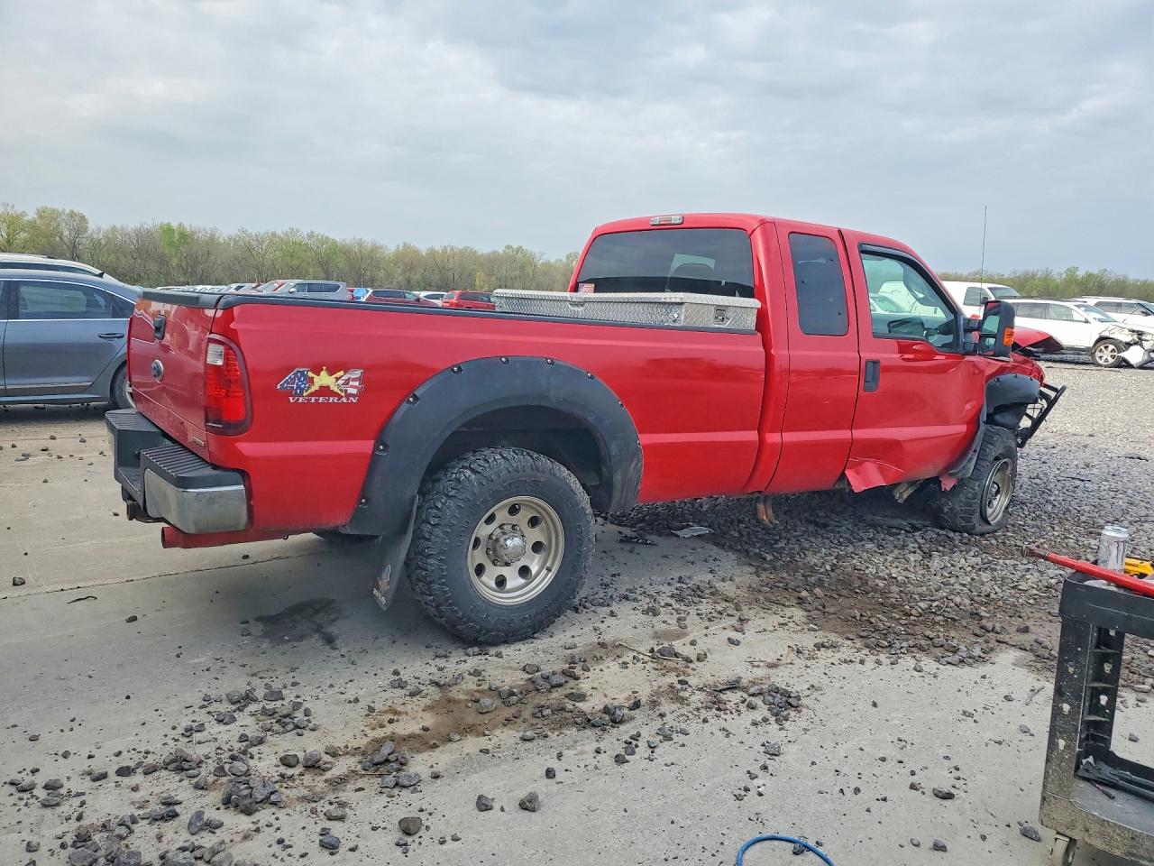 2012 Ford F250 Super Duty Red vin: 1FT7X2B62CEA97412