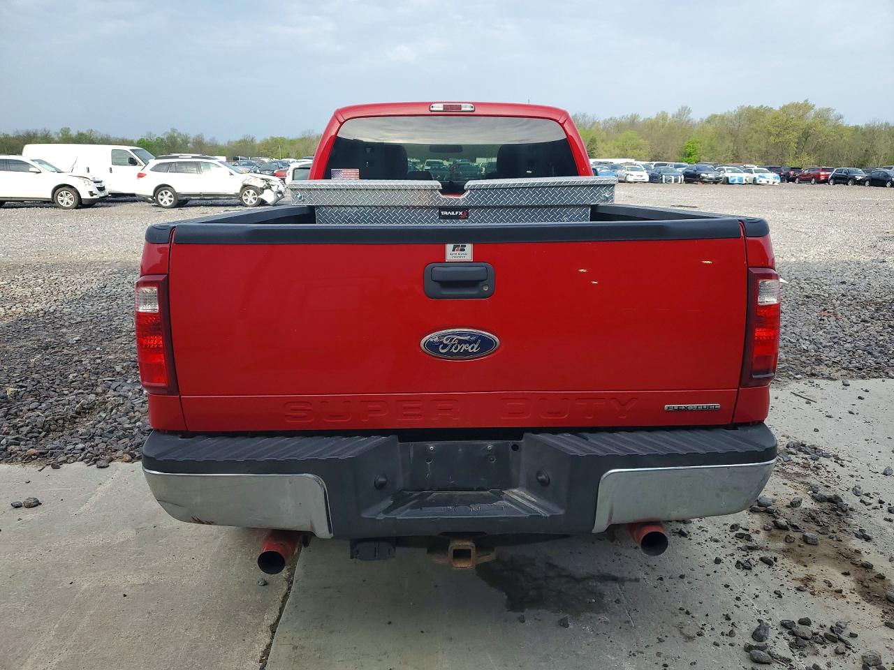 2012 Ford F250 Super Duty Red vin: 1FT7X2B62CEA97412