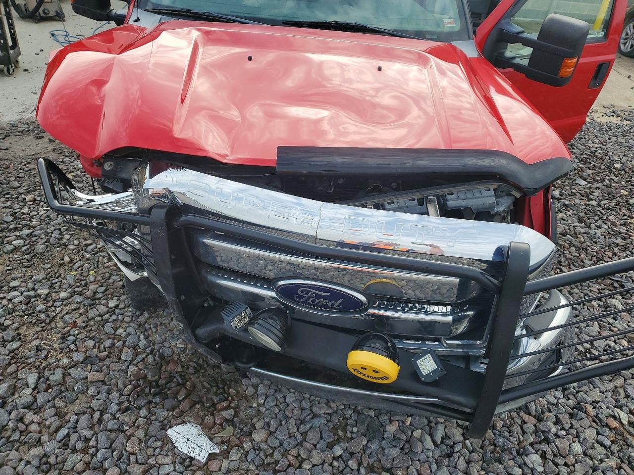 2012 Ford F250 Super Duty Red vin: 1FT7X2B62CEA97412