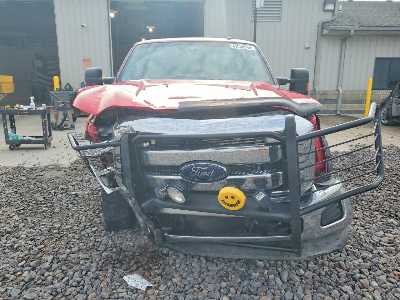 2012 Ford F250 Super Duty Red vin: 1FT7X2B62CEA97412