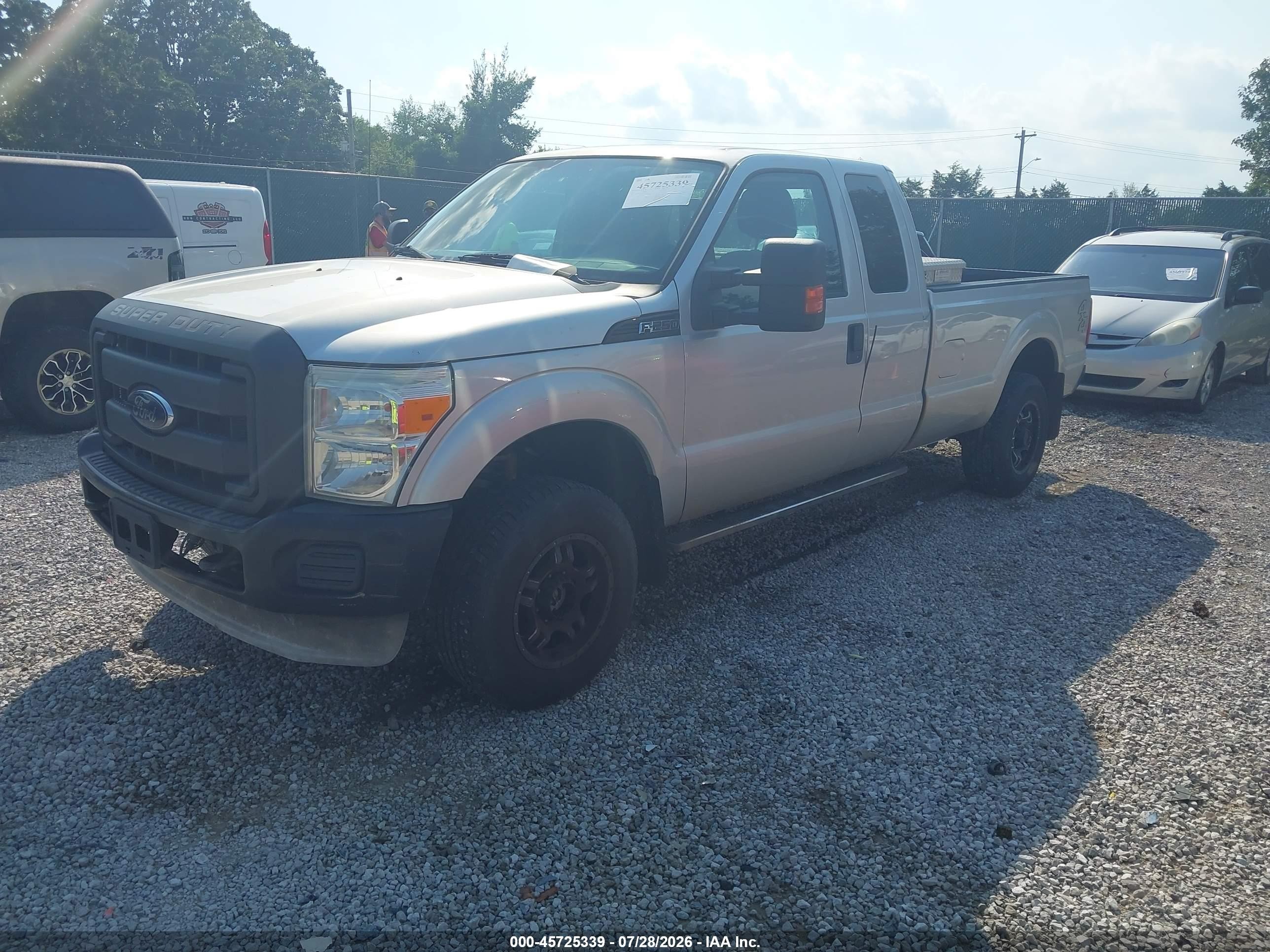 2012 Ford F-250 Xl Silver vin: 1FT7X2B62CEC57451