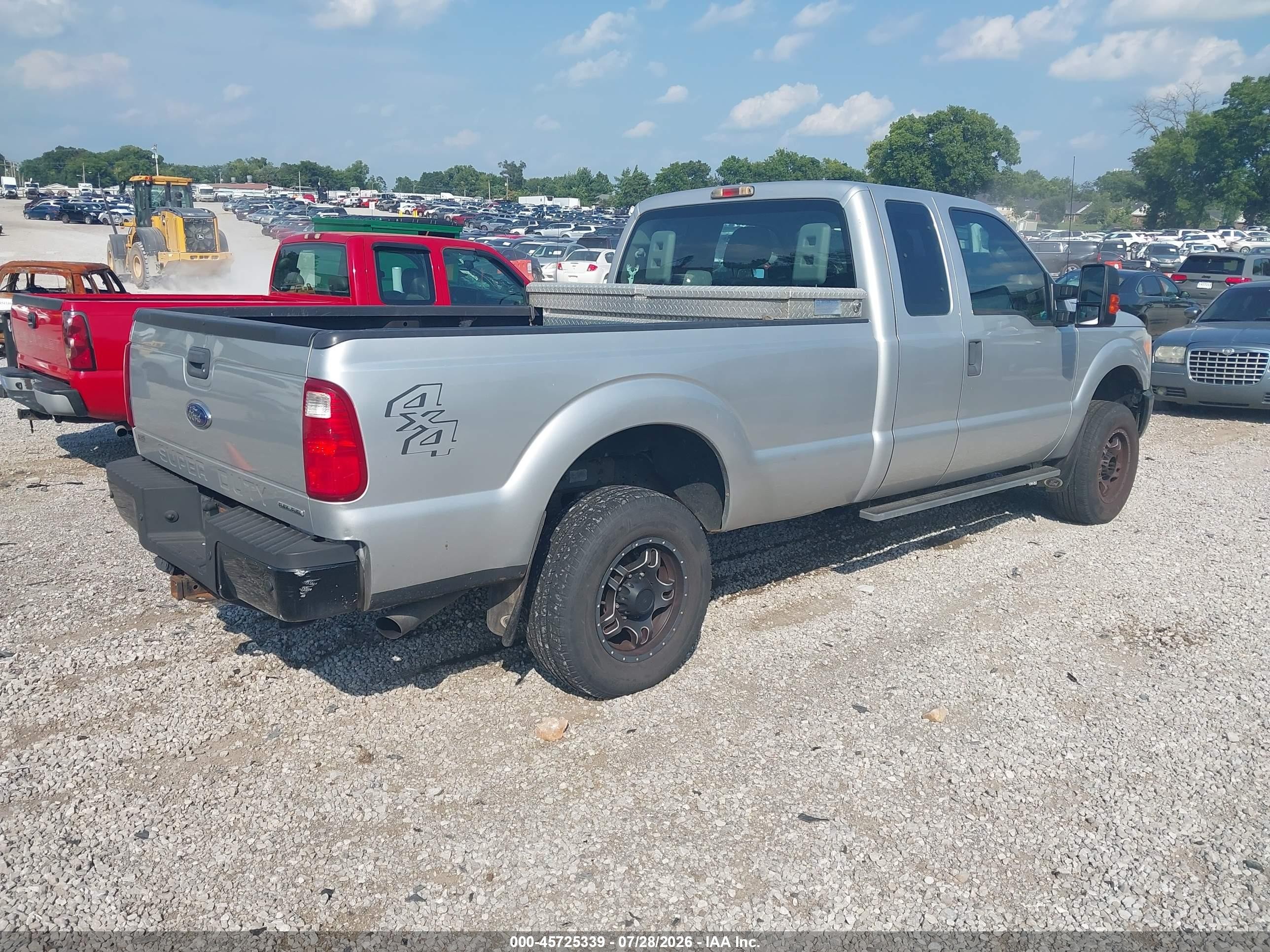 2012 Ford F-250 Xl Silver vin: 1FT7X2B62CEC57451