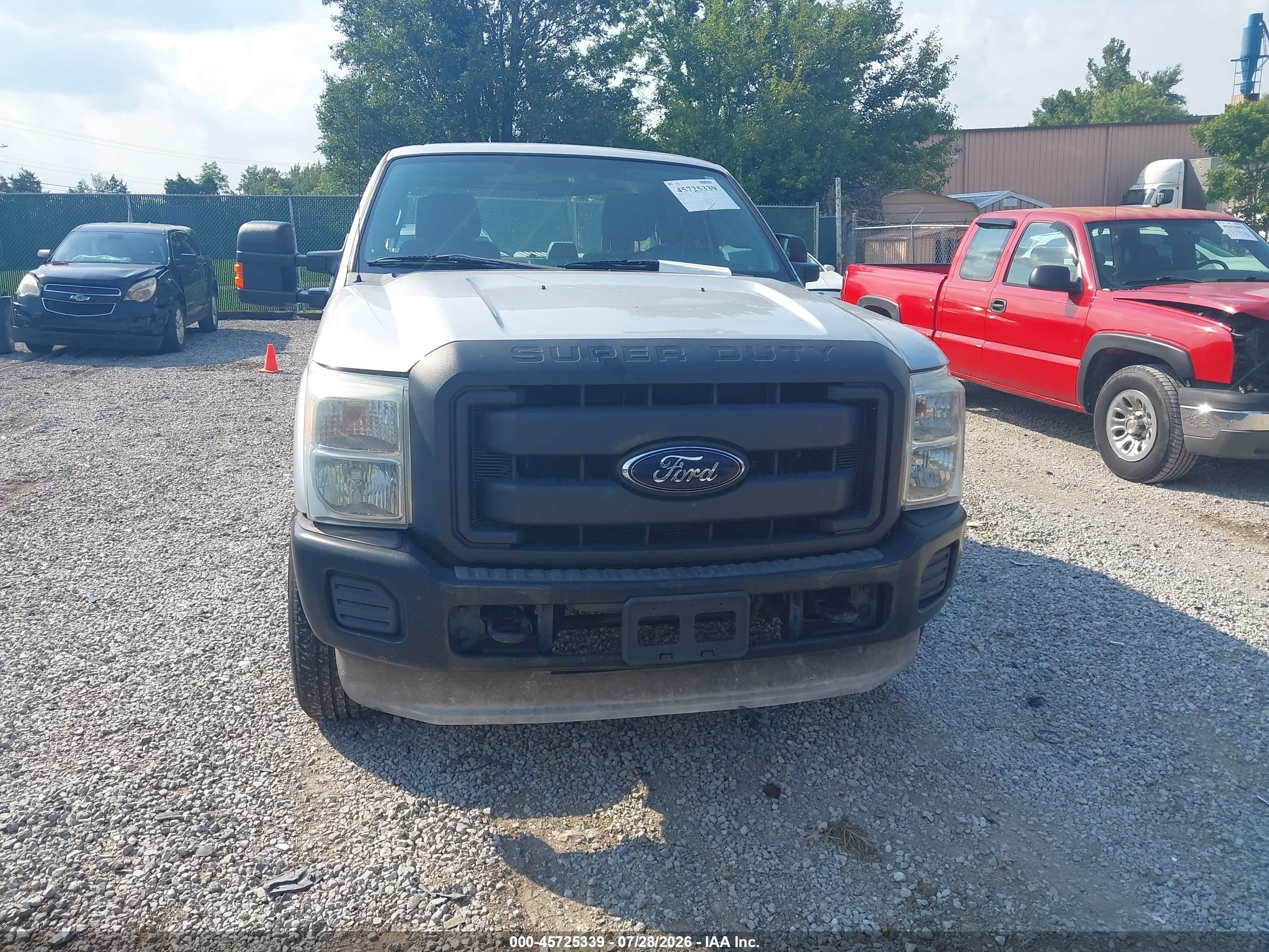 2012 Ford F-250 Xl Silver vin: 1FT7X2B62CEC57451