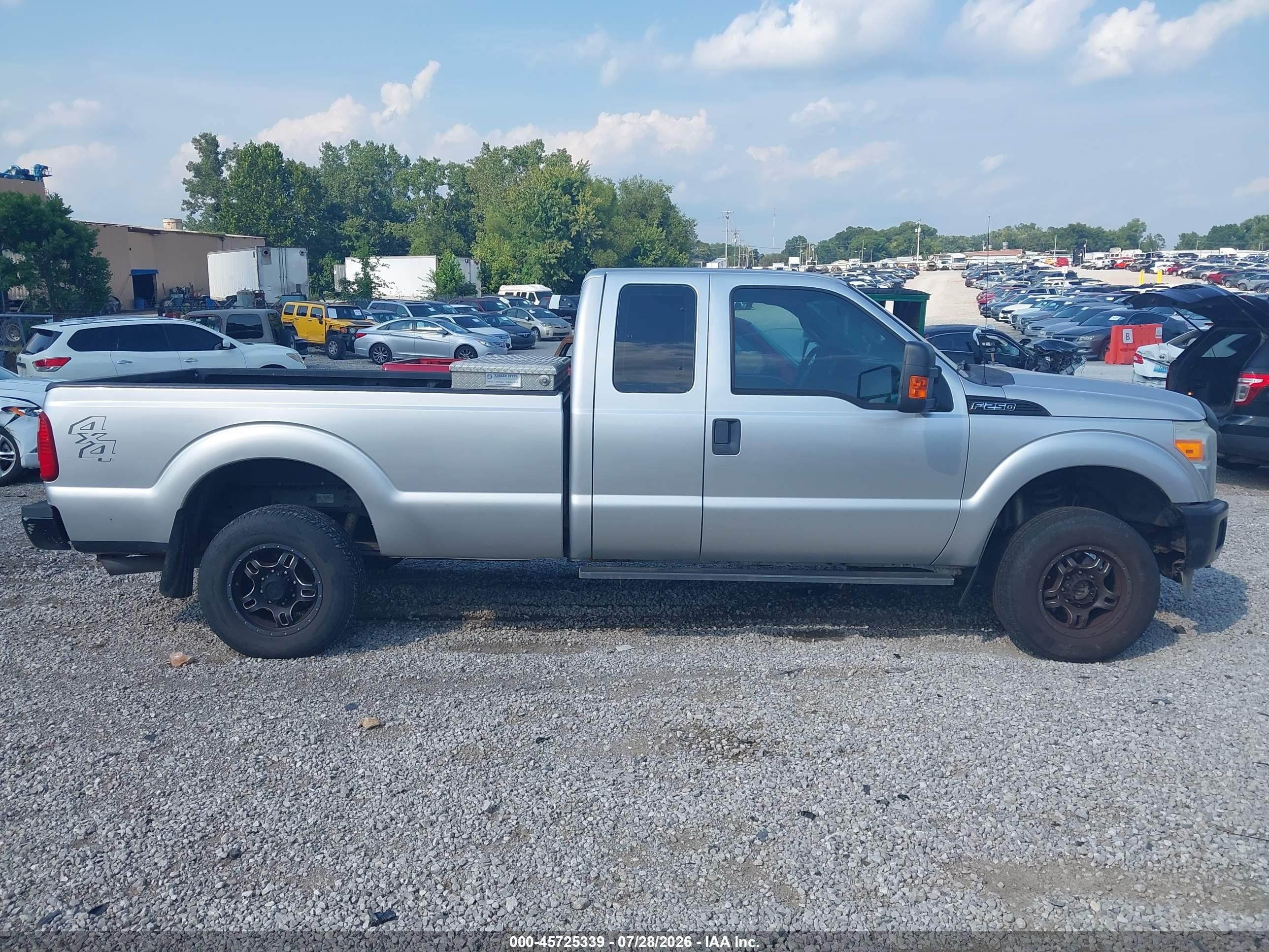 2012 Ford F-250 Xl Silver vin: 1FT7X2B62CEC57451