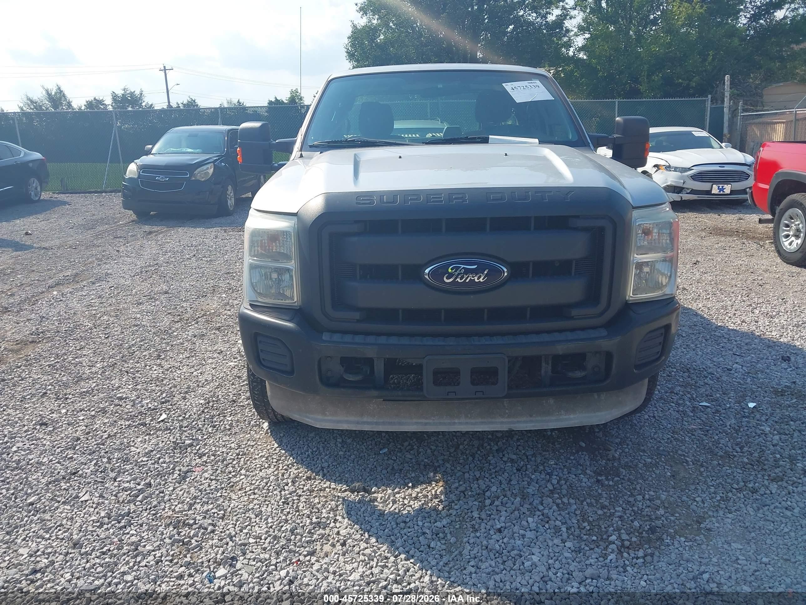 2012 Ford F-250 Xl Silver vin: 1FT7X2B62CEC57451