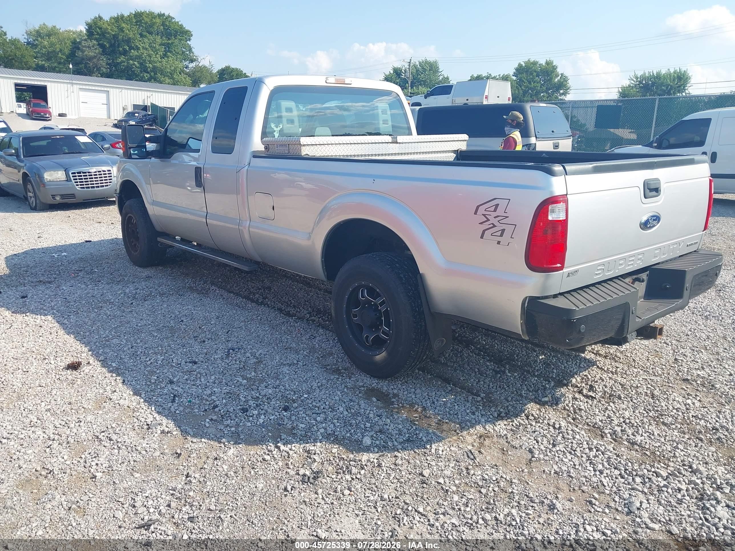 2012 Ford F-250 Xl Silver vin: 1FT7X2B62CEC57451