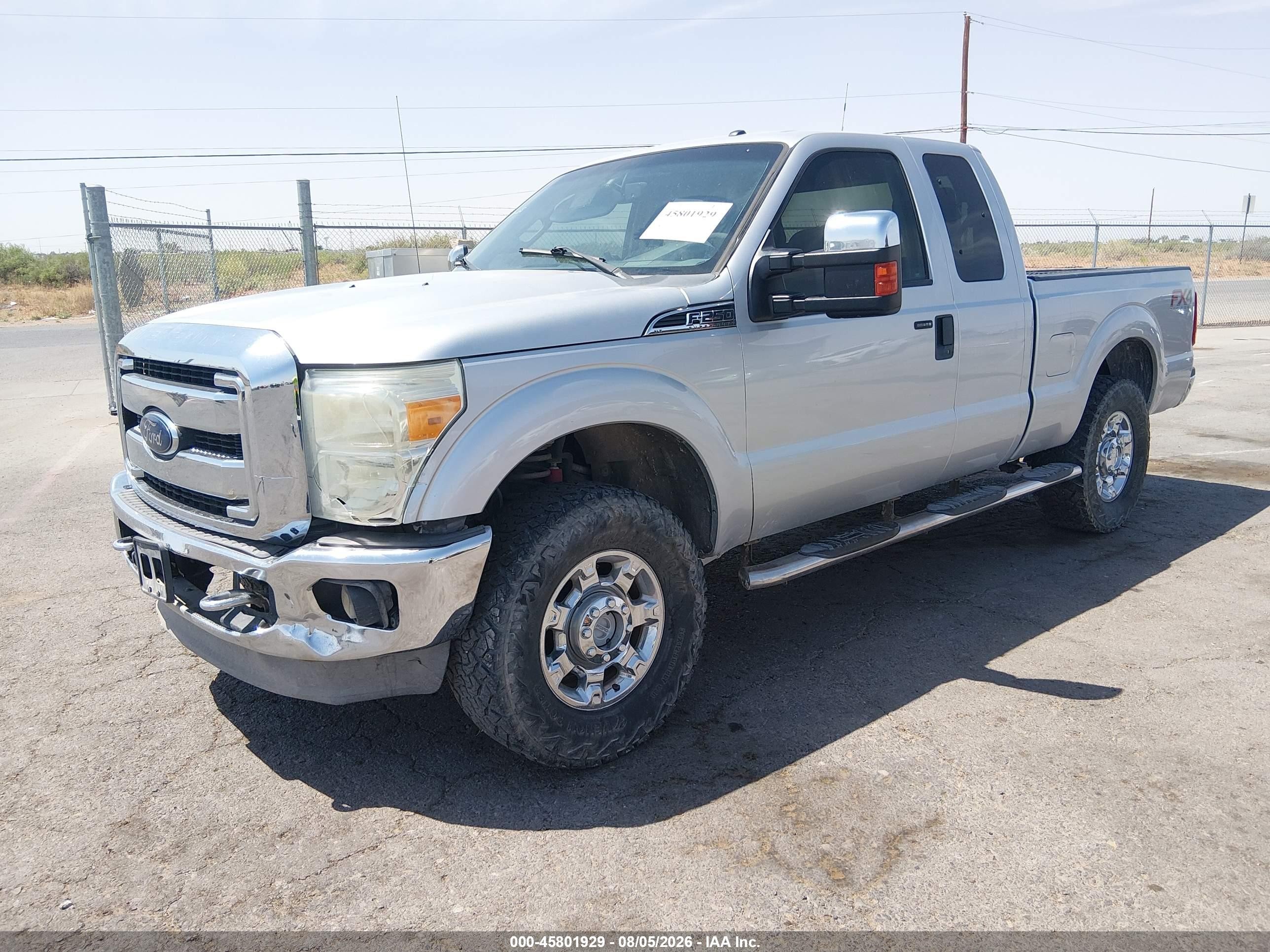 2013 Ford F-250 Xlt Silver vin: 1FT7X2B62DEB58419