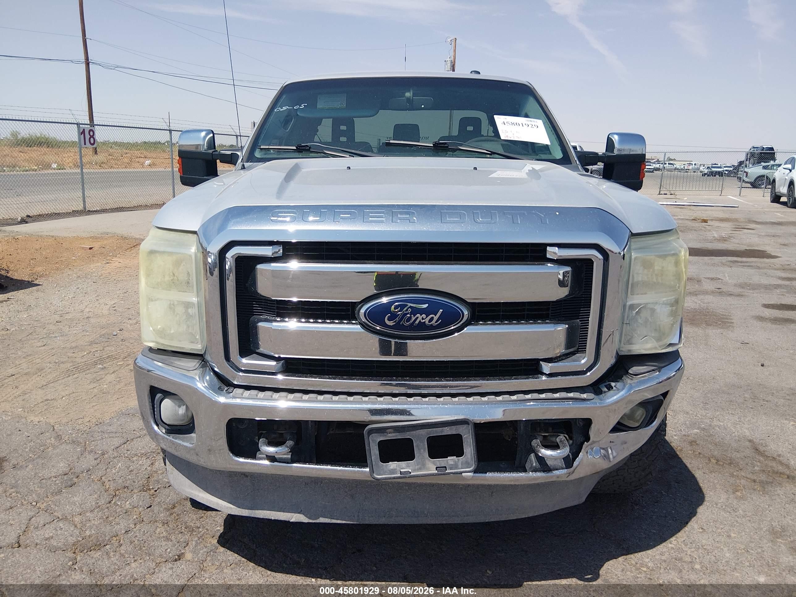 2013 Ford F-250 Xlt Silver vin: 1FT7X2B62DEB58419