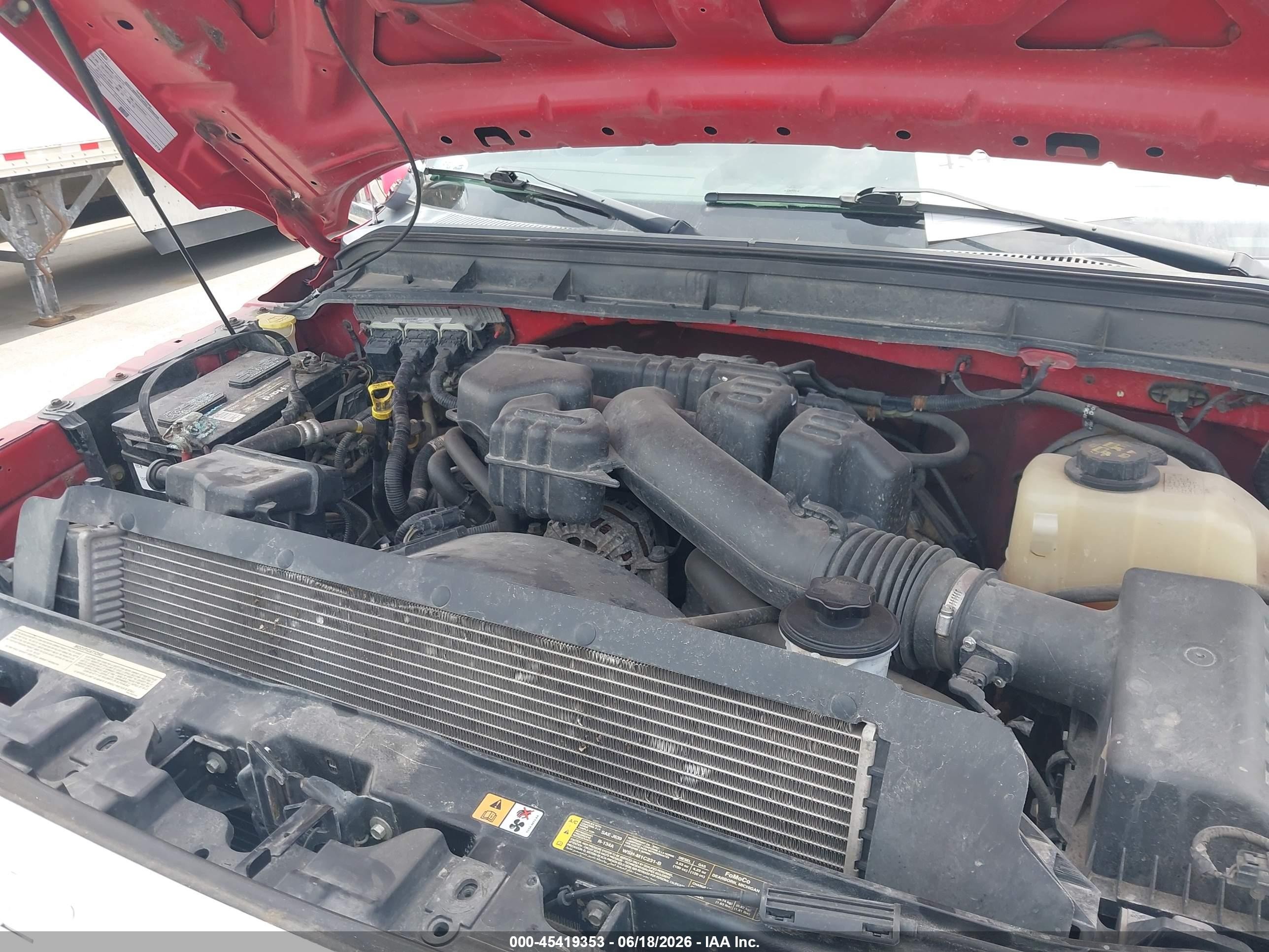 2015 Ford F-250 Xl Red vin: 1FT7X2B62FEA44780