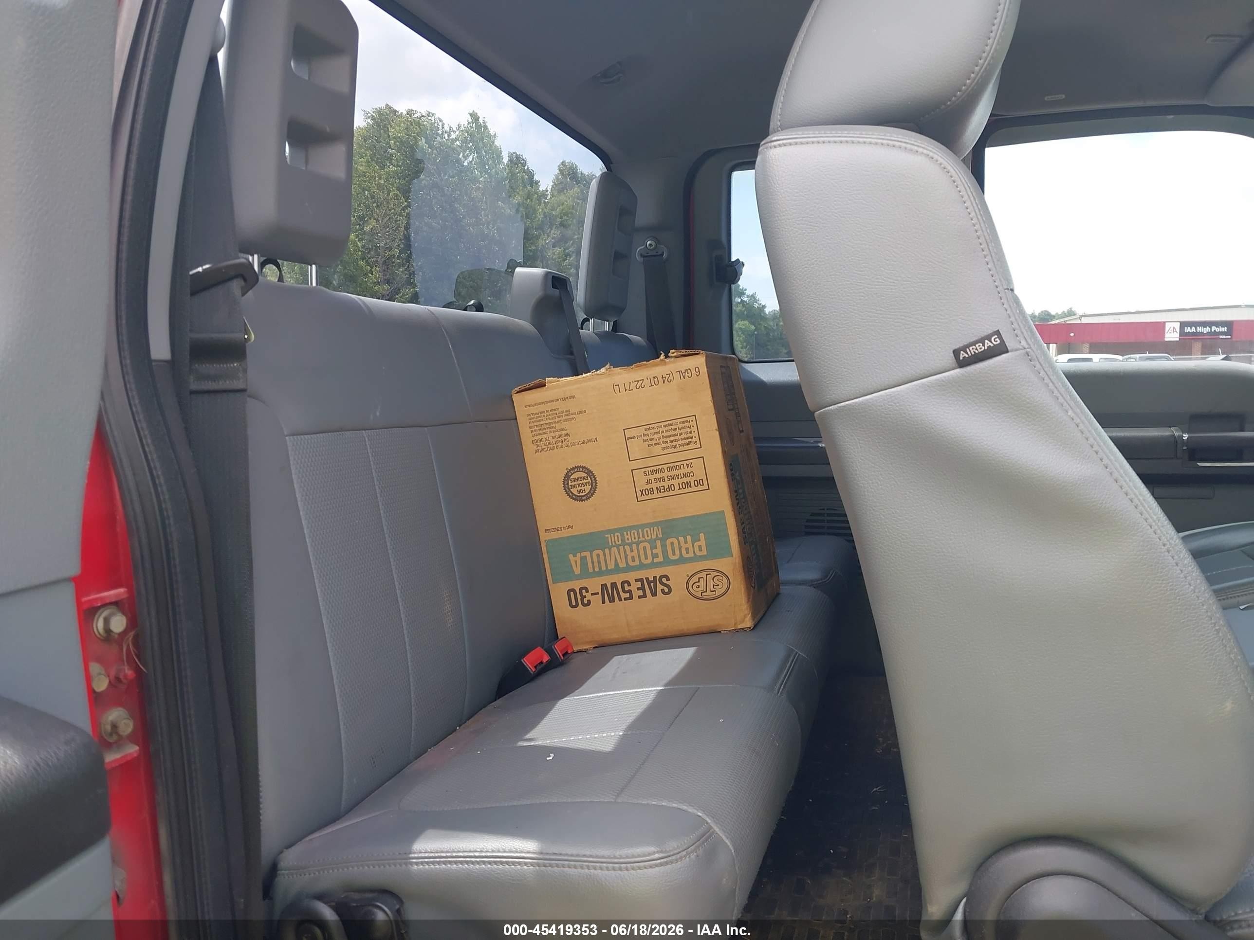 2015 Ford F-250 Xl Red vin: 1FT7X2B62FEA44780
