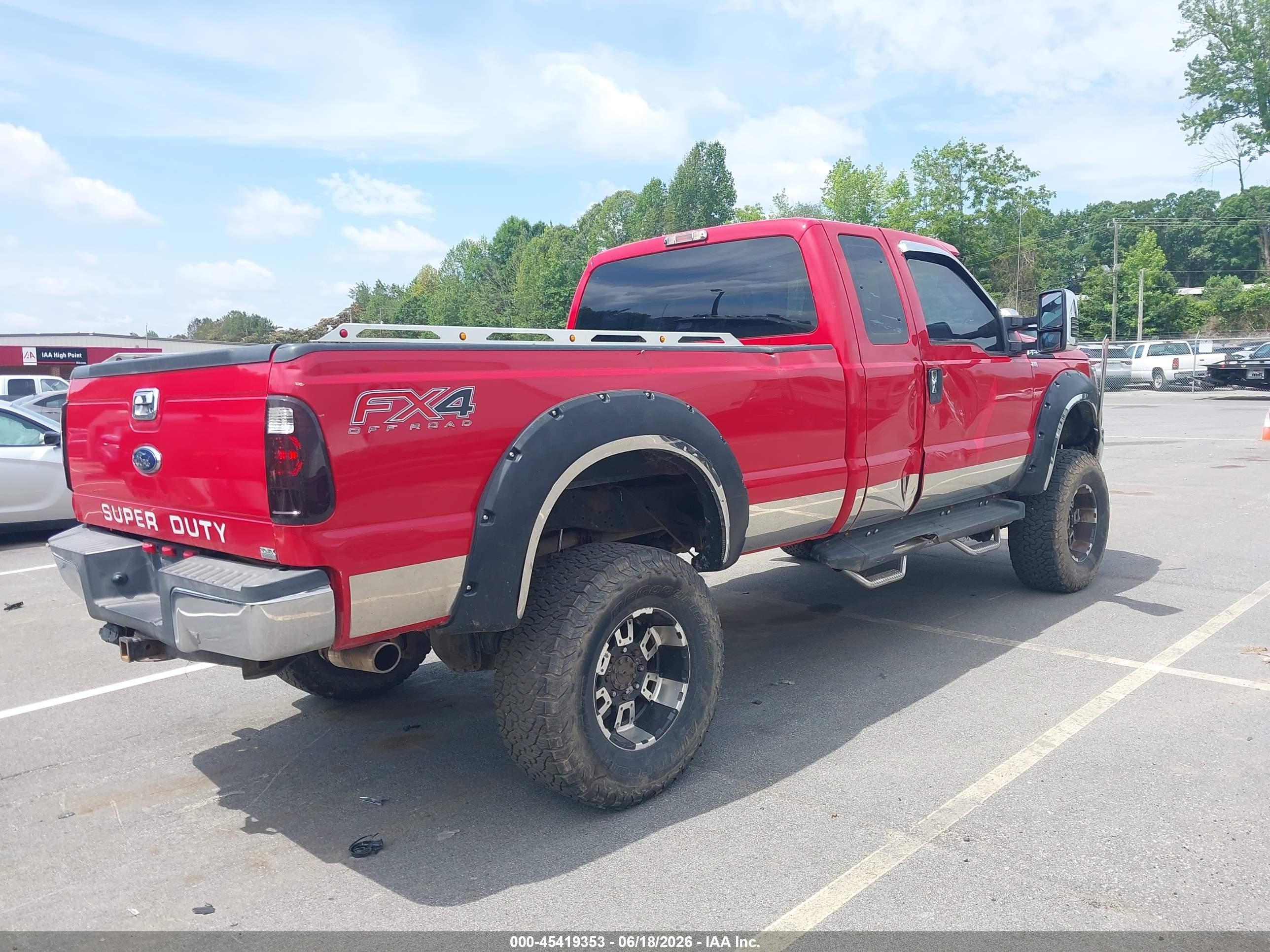 2015 Ford F-250 Xl Red vin: 1FT7X2B62FEA44780
