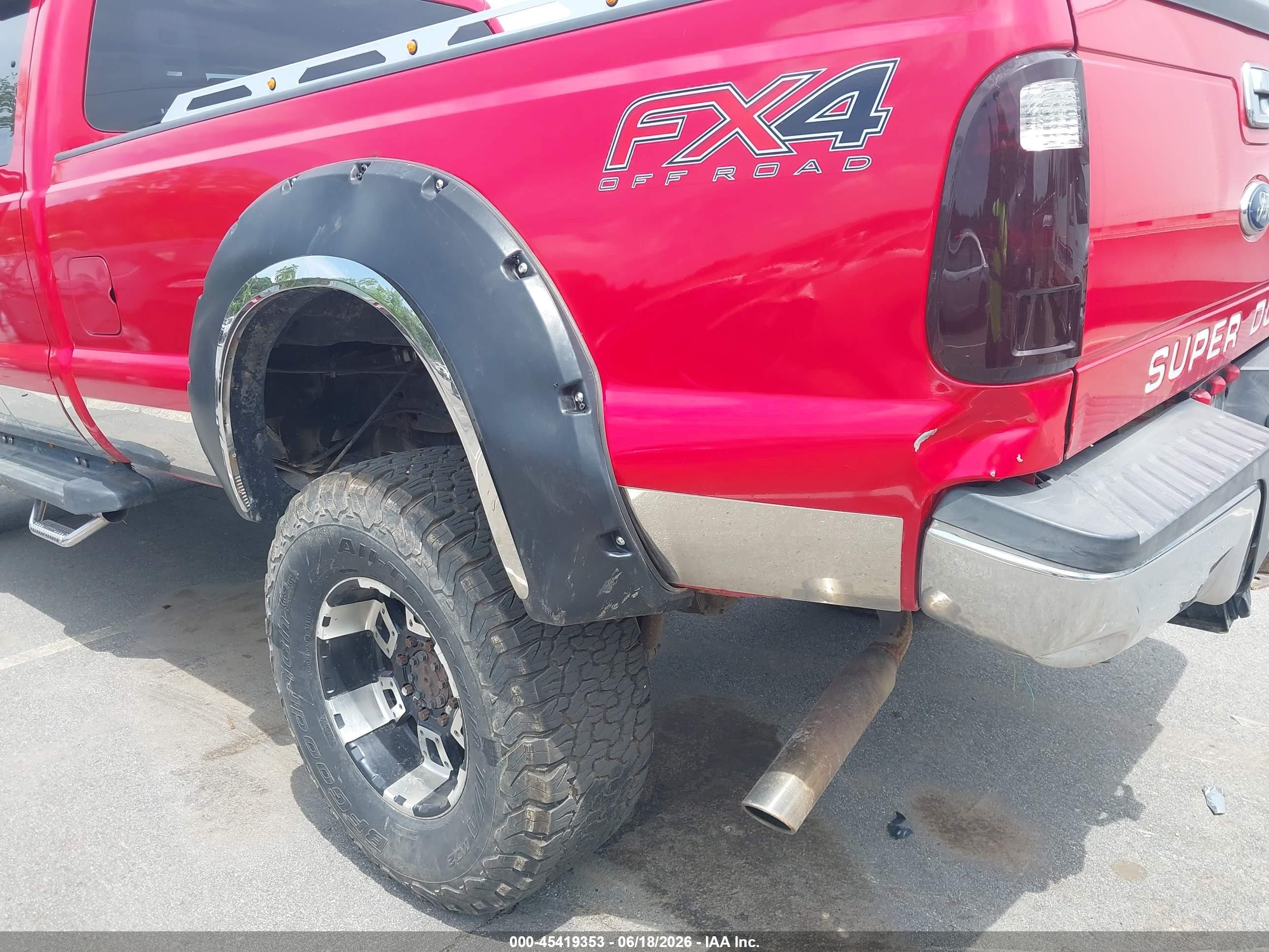 2015 Ford F-250 Xl Red vin: 1FT7X2B62FEA44780