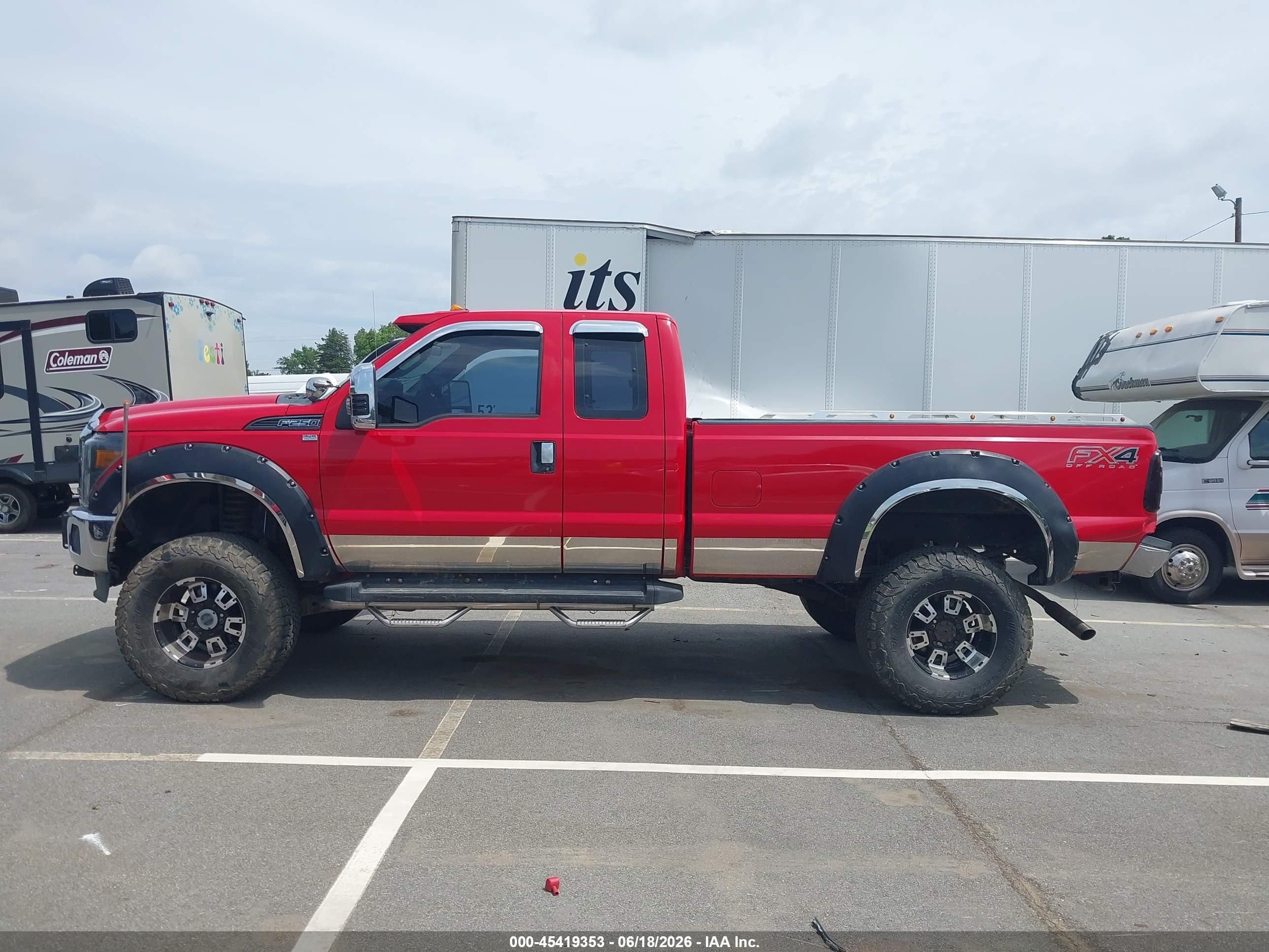 2015 Ford F-250 Xl Red vin: 1FT7X2B62FEA44780